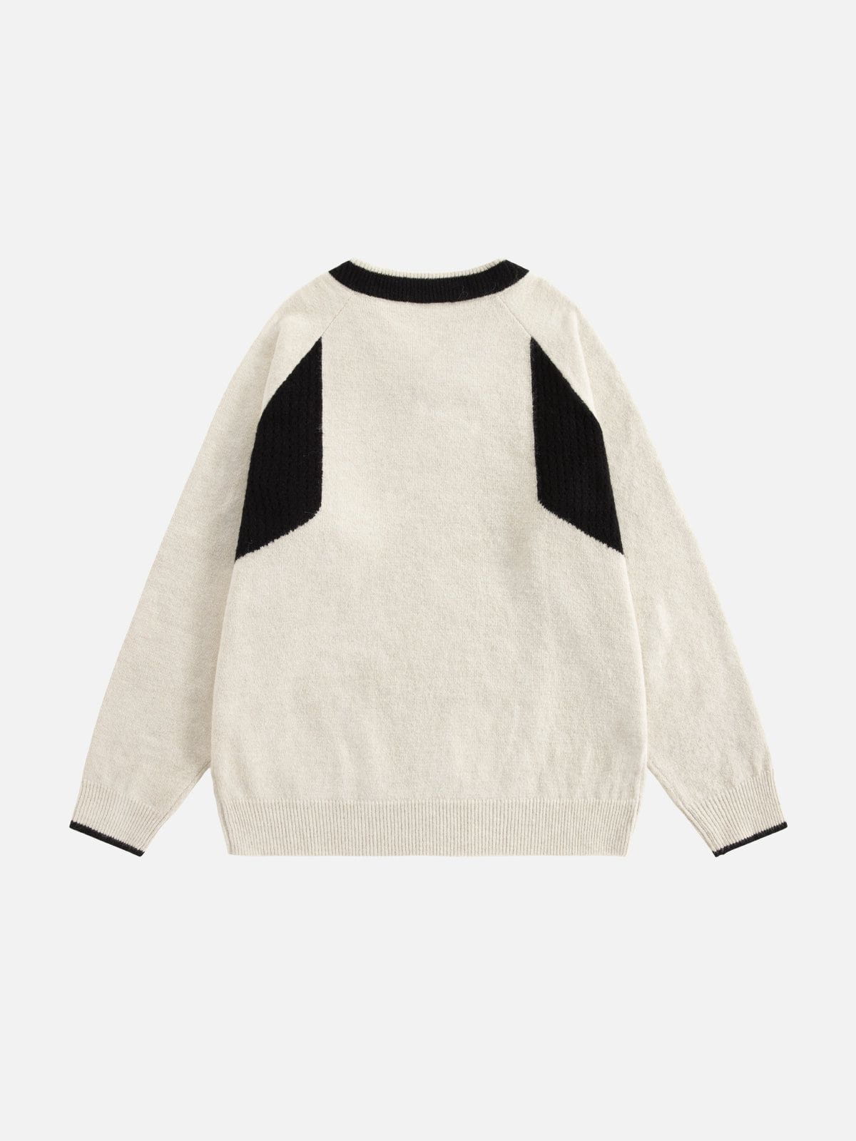 Alternative view of Aelfric Eden Patchwork V-Neck Sweater
