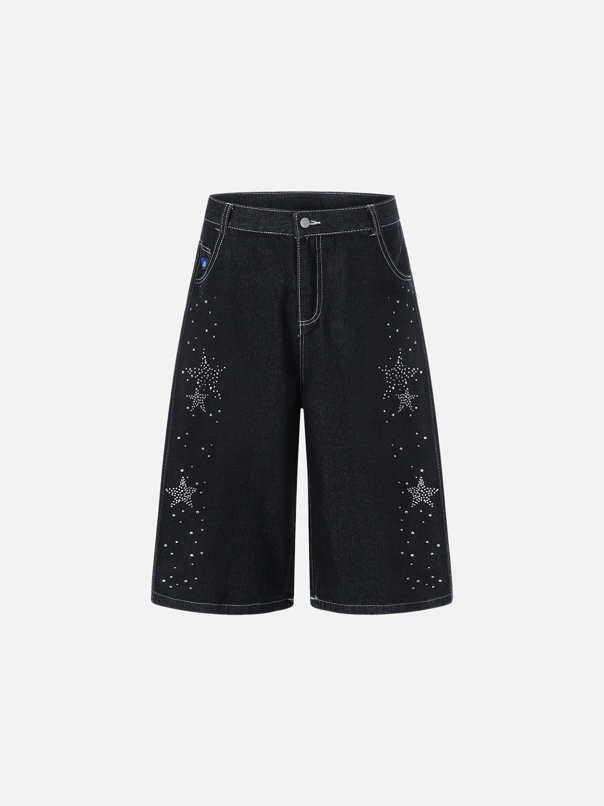 Alternative view of Aelfric Eden Rhinestone Star Longline Jorts