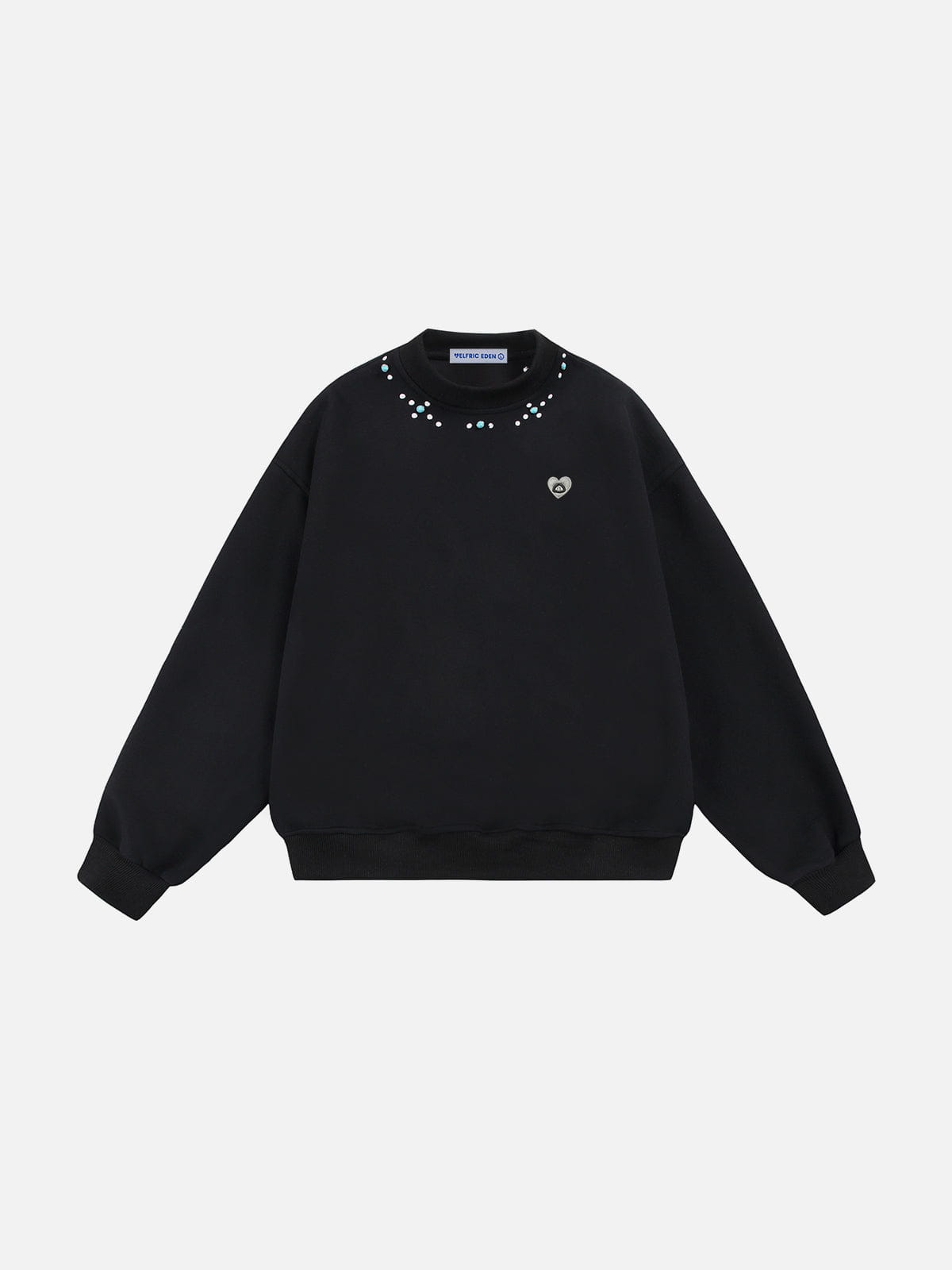 Alternative view of Aelfric Eden Turquoise Stud Collar Sweatshirt