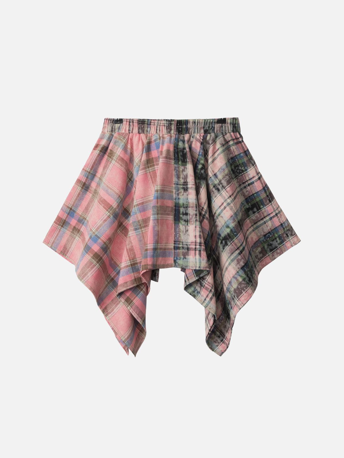 Alternative view of Aelfric Eden Tie Dye Plaid Skirt