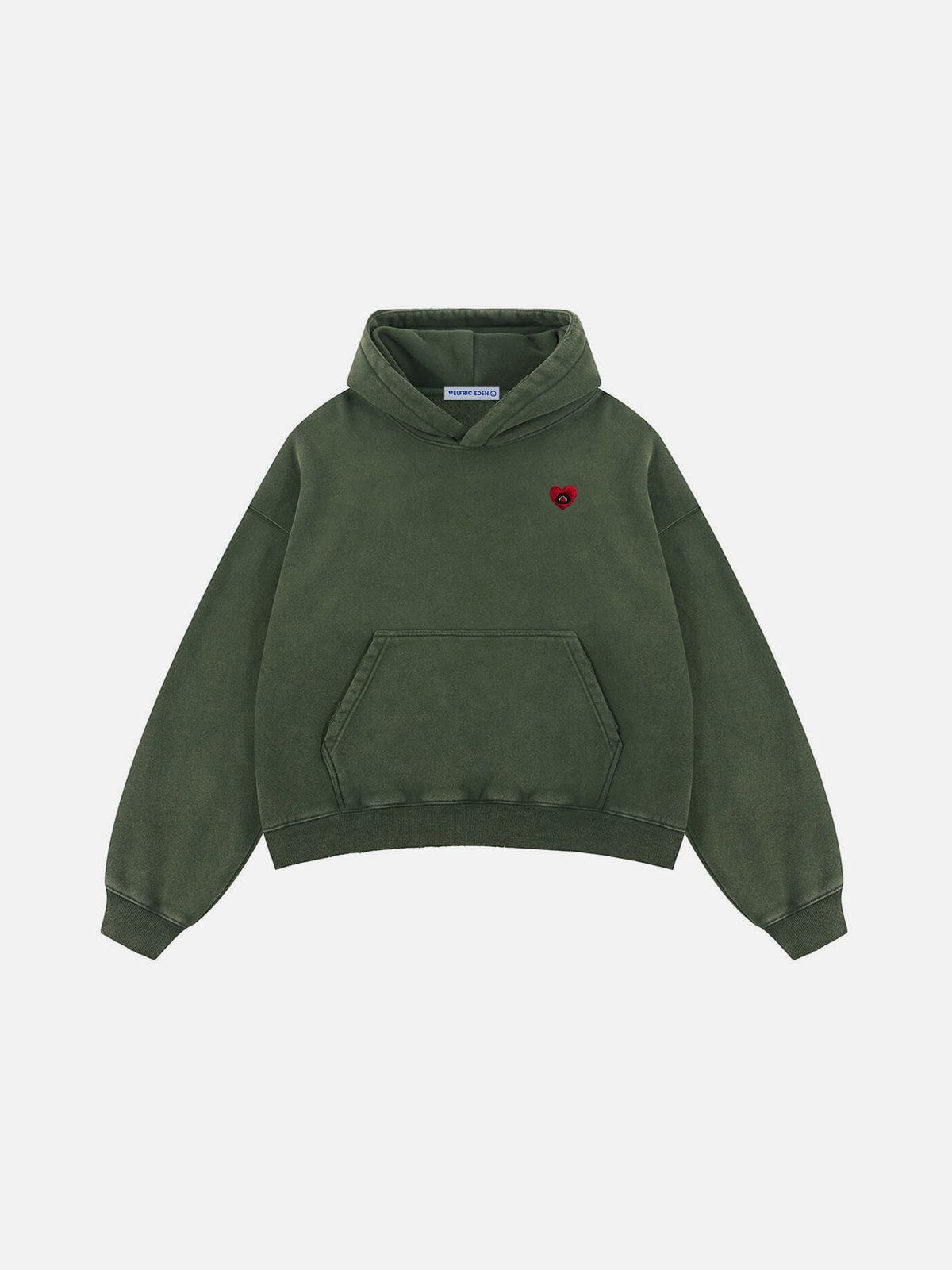 Aelfric Eden Boxy Fit Distressed Washed Hoodie