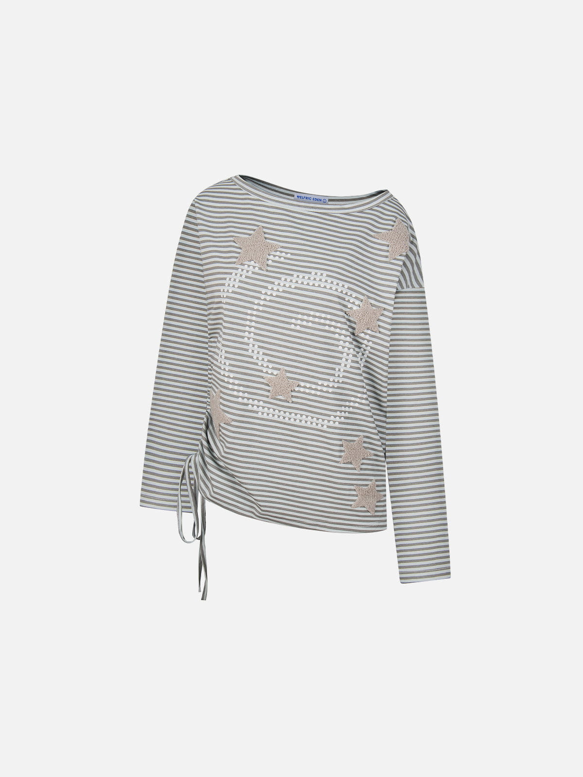 Alternative view of Aelfric Eden Star Patch Stripe Long Sleeve Tee