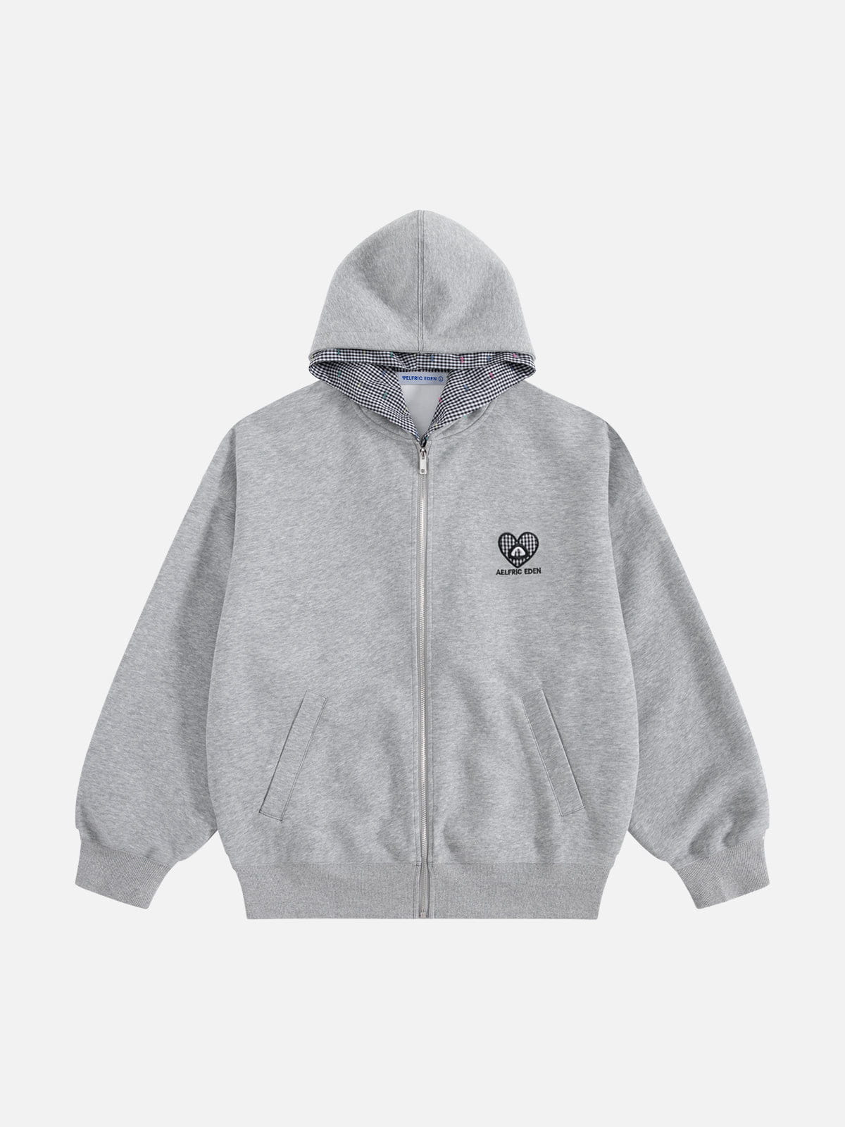 Alternative view of Aelfric Eden Oversized Scarf-Tie Zip Up Hoodie