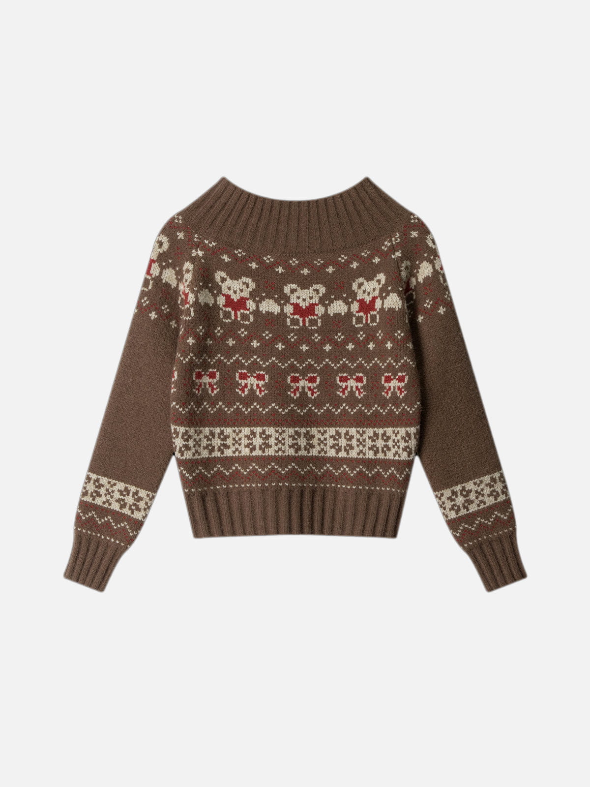 Alternative view of Aelfric Eden Off-The-Shoulder Fair Isle Sweater