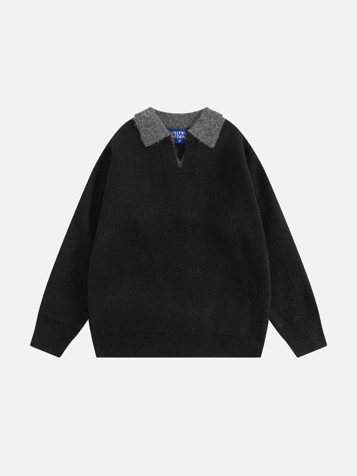 Aelfric Eden Faux Layer Polo Knit Sweater