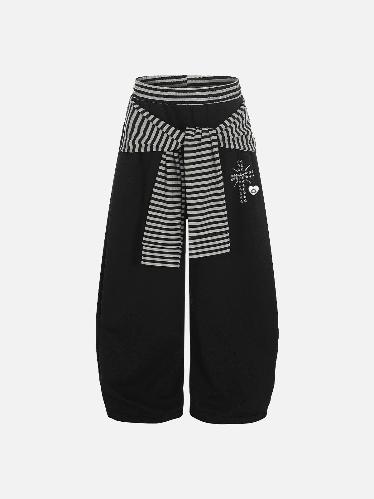 Alternative view of Aelfric Eden Stripe Layered Baggy Barrel Sweatpants