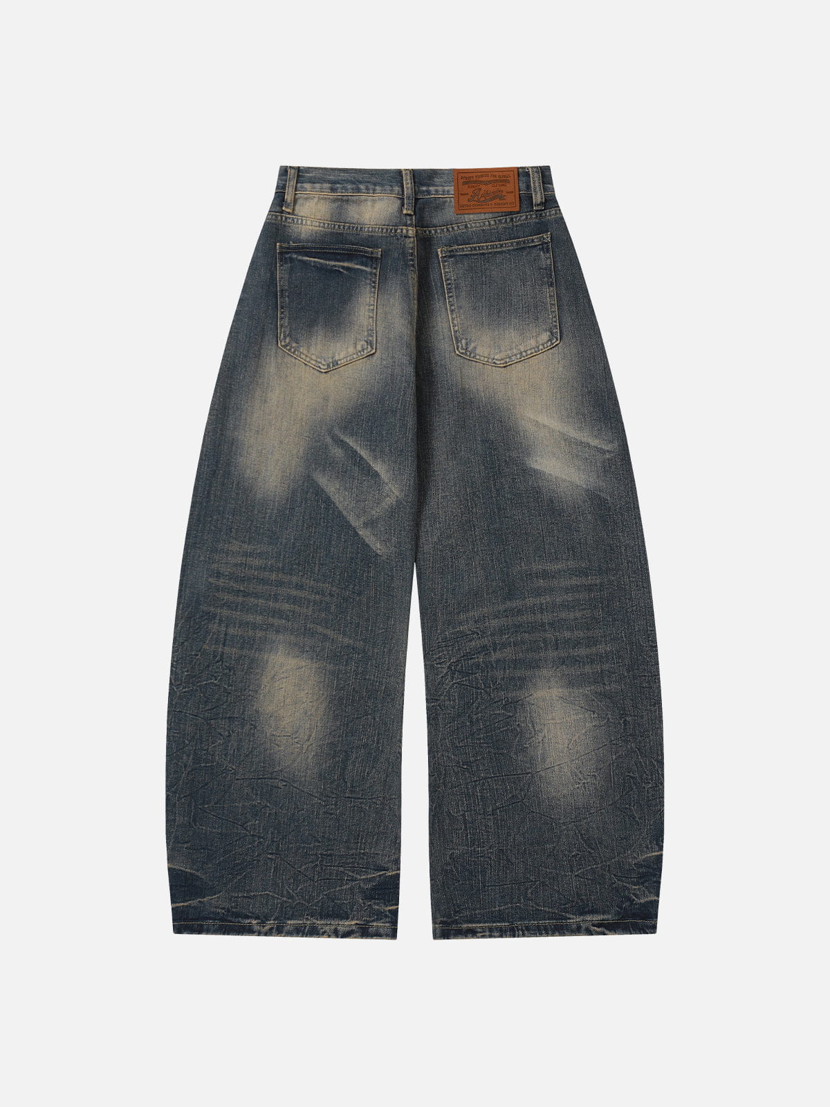 Alternative view of Aelfric Eden Washed Texture Baggy Barrel Jeans