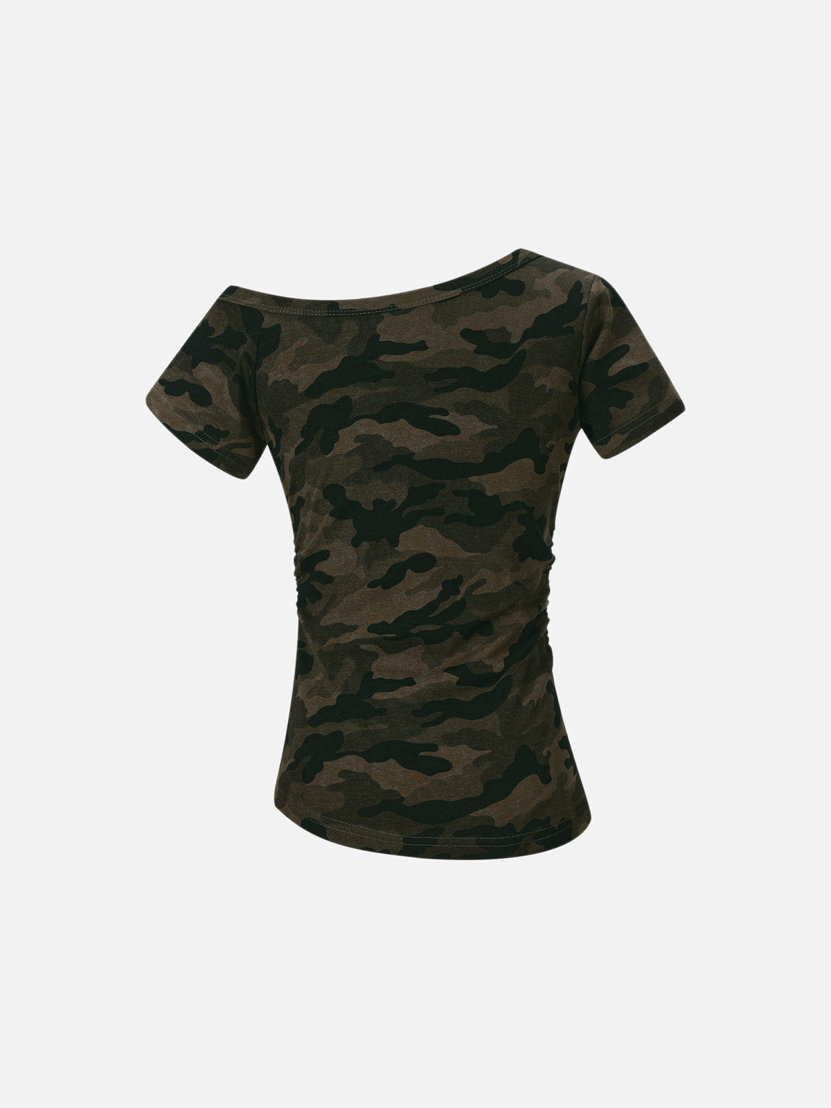 Alternative view of Aelfric Eden Camo Off-The-Shoulder Baby Tee
