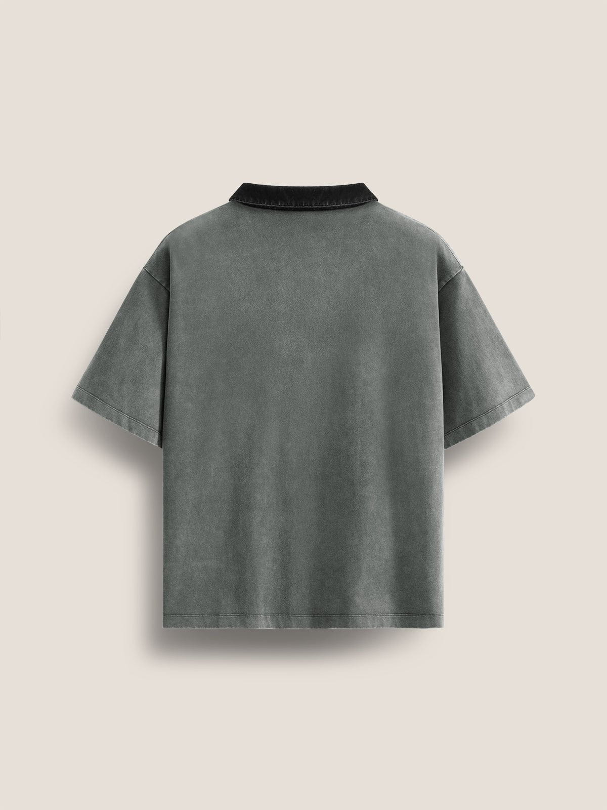 Alternative view of Aelfric Eden Essential Aè Washed Polo Tee