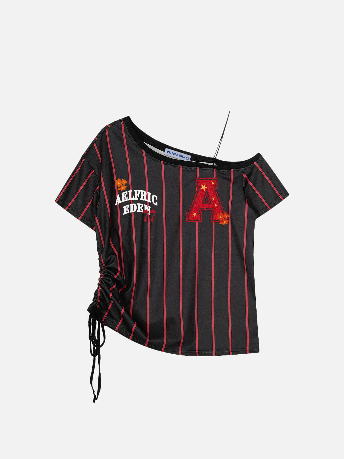 Aelfric Eden Off Shoulder Stripe Tee