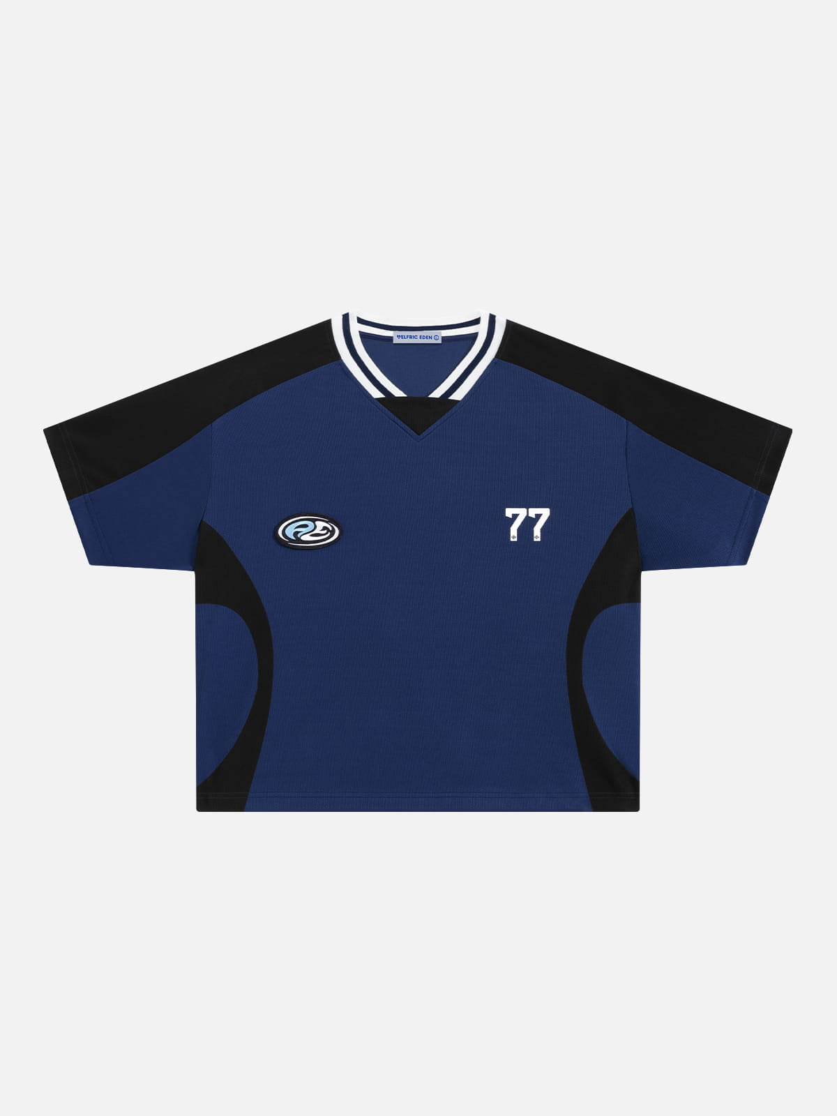 Alternative view of Aelfric Eden Boxy 77 V Neck Jersey Tee