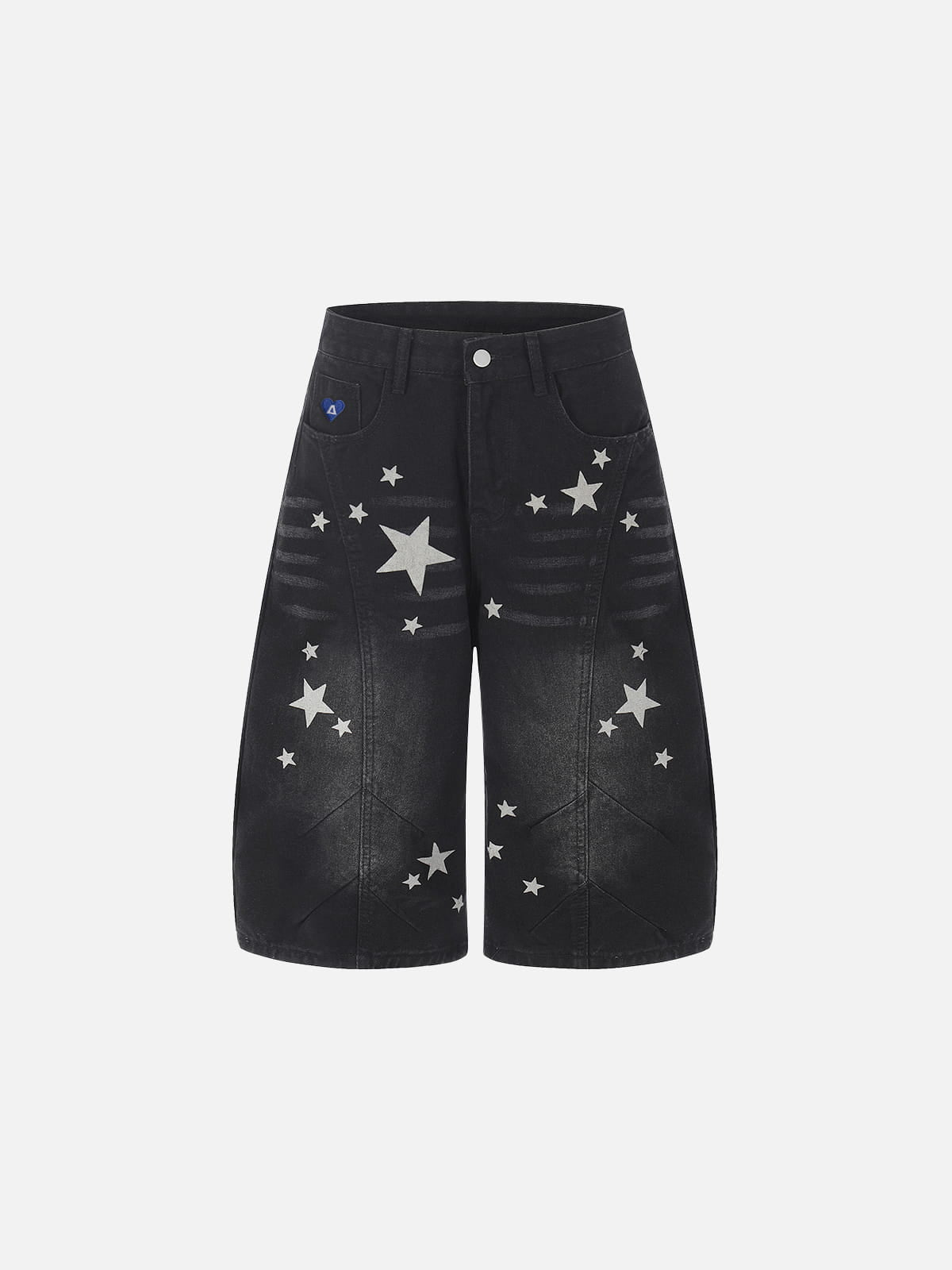 Alternative view of Aelfric Eden Star Print Longline Jorts