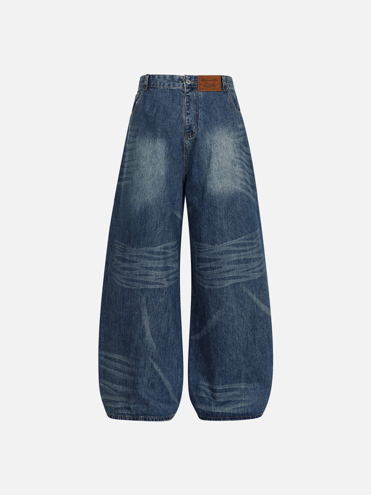 Alternative view of Aelfric Eden Leopard Pocket Reversible Baggy Barrel Jeans