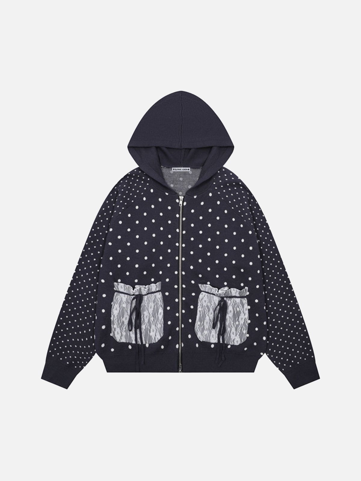 Alternative view of Aelfric Eden Polka Dot Zip Up Hoodie