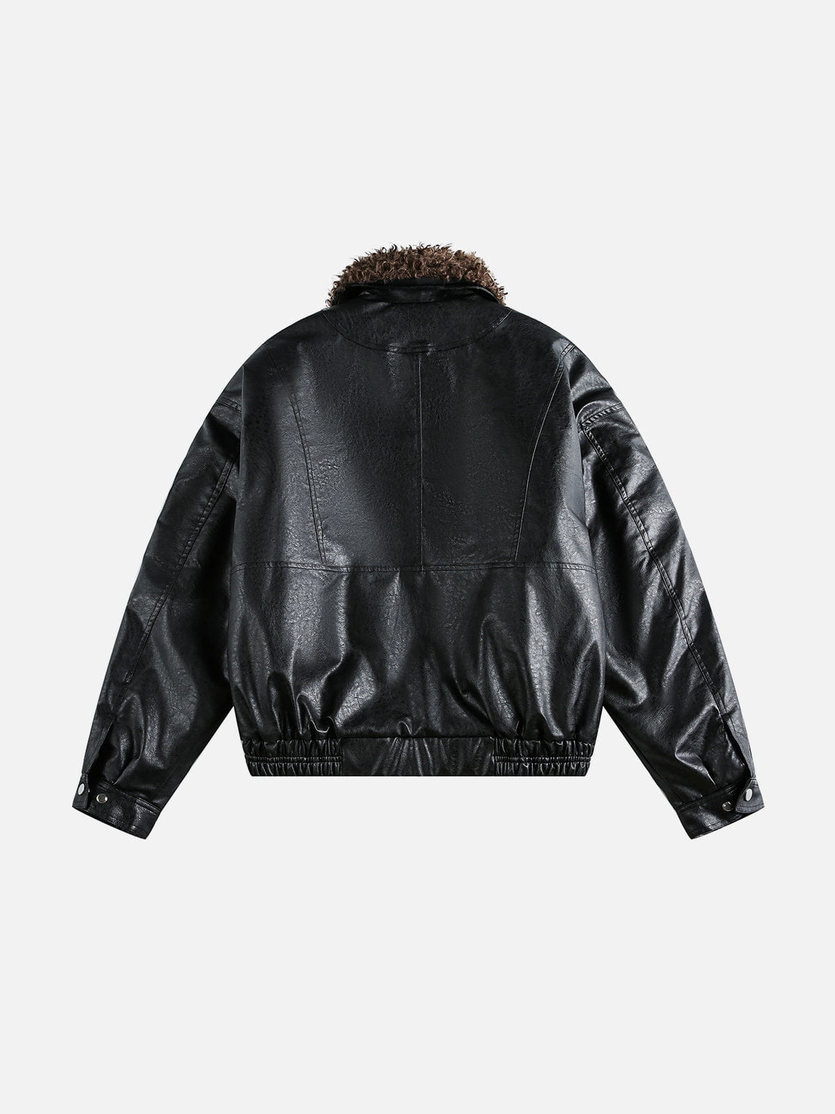 Alternative view of Aelfric Eden Sherpa Collar Faux Leather Jacket