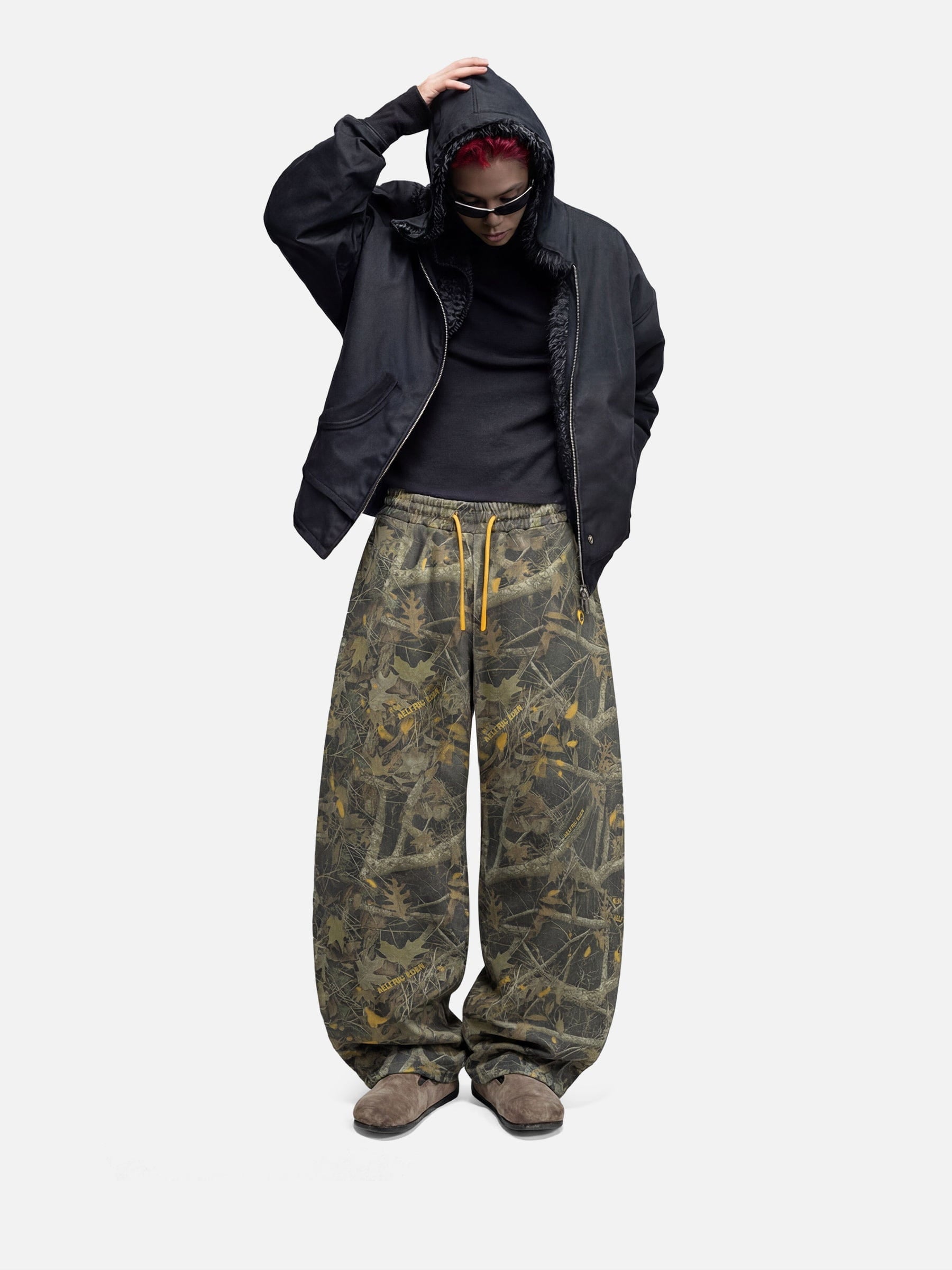 Aelfric Eden Leaf Camo Baggy Barrel Sweatpants