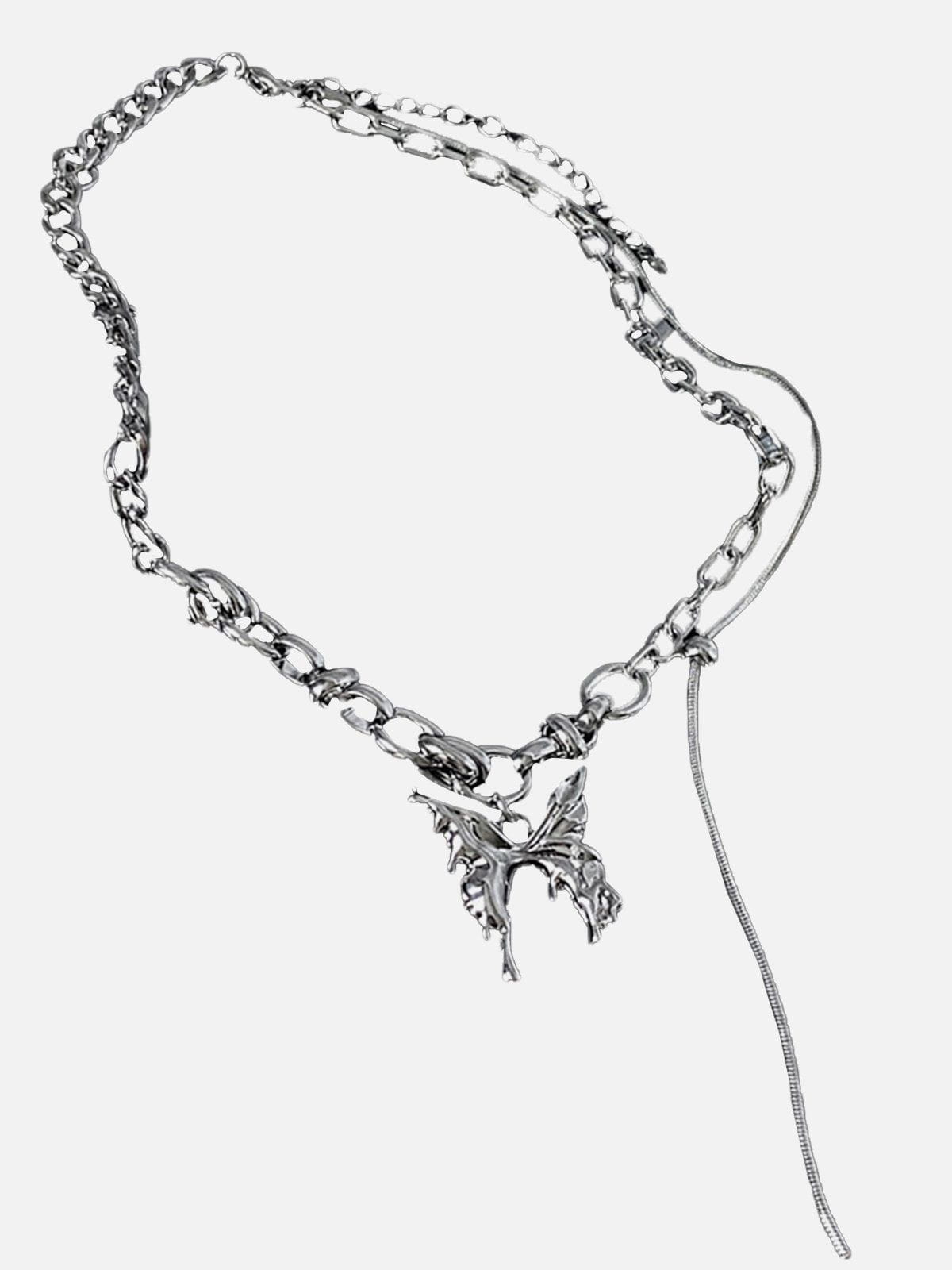 Alternative view of Aelfric Eden Butterfly Pendant Necklace