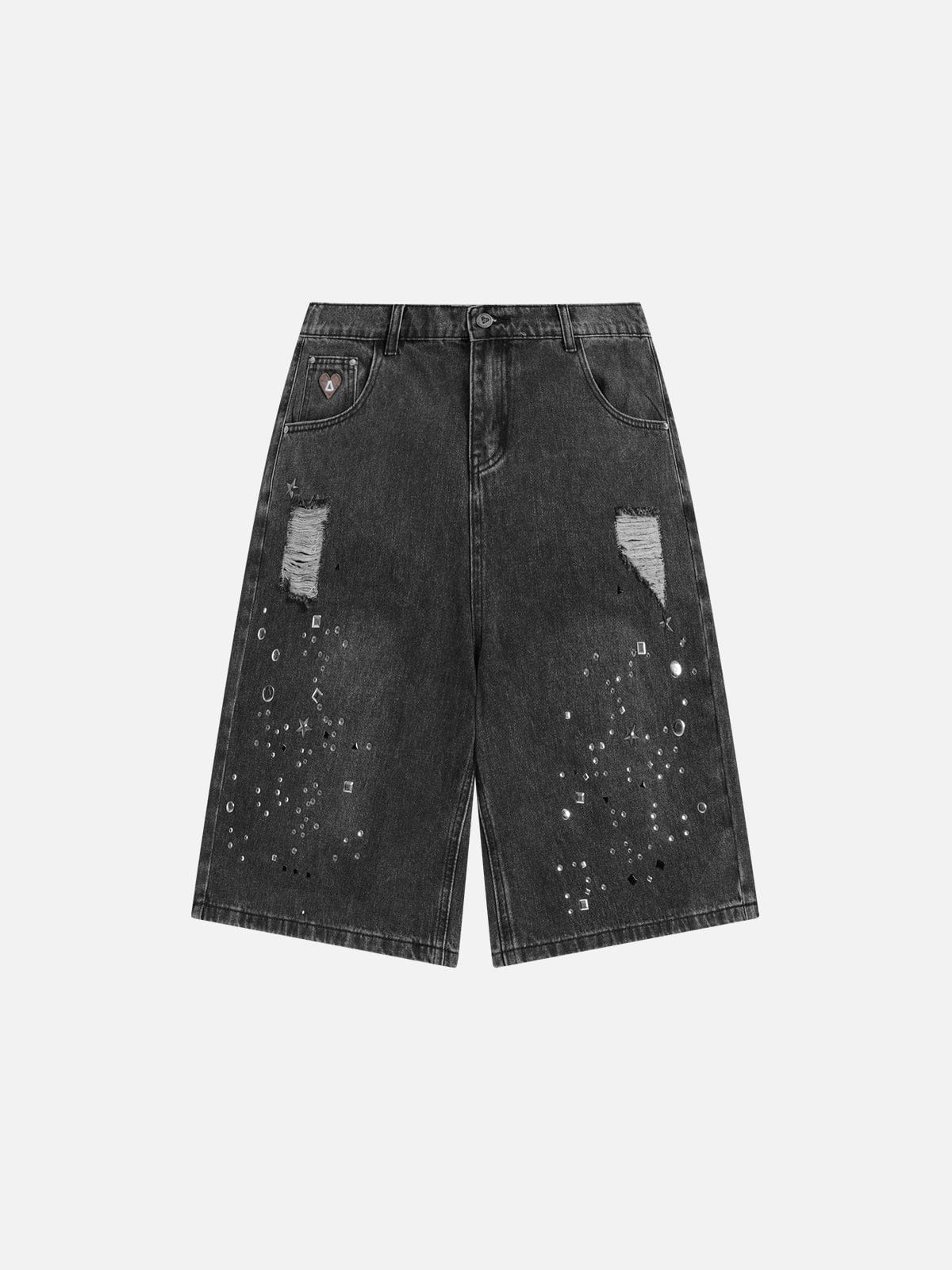 Aelfric Eden Rhinestone Washed Jorts