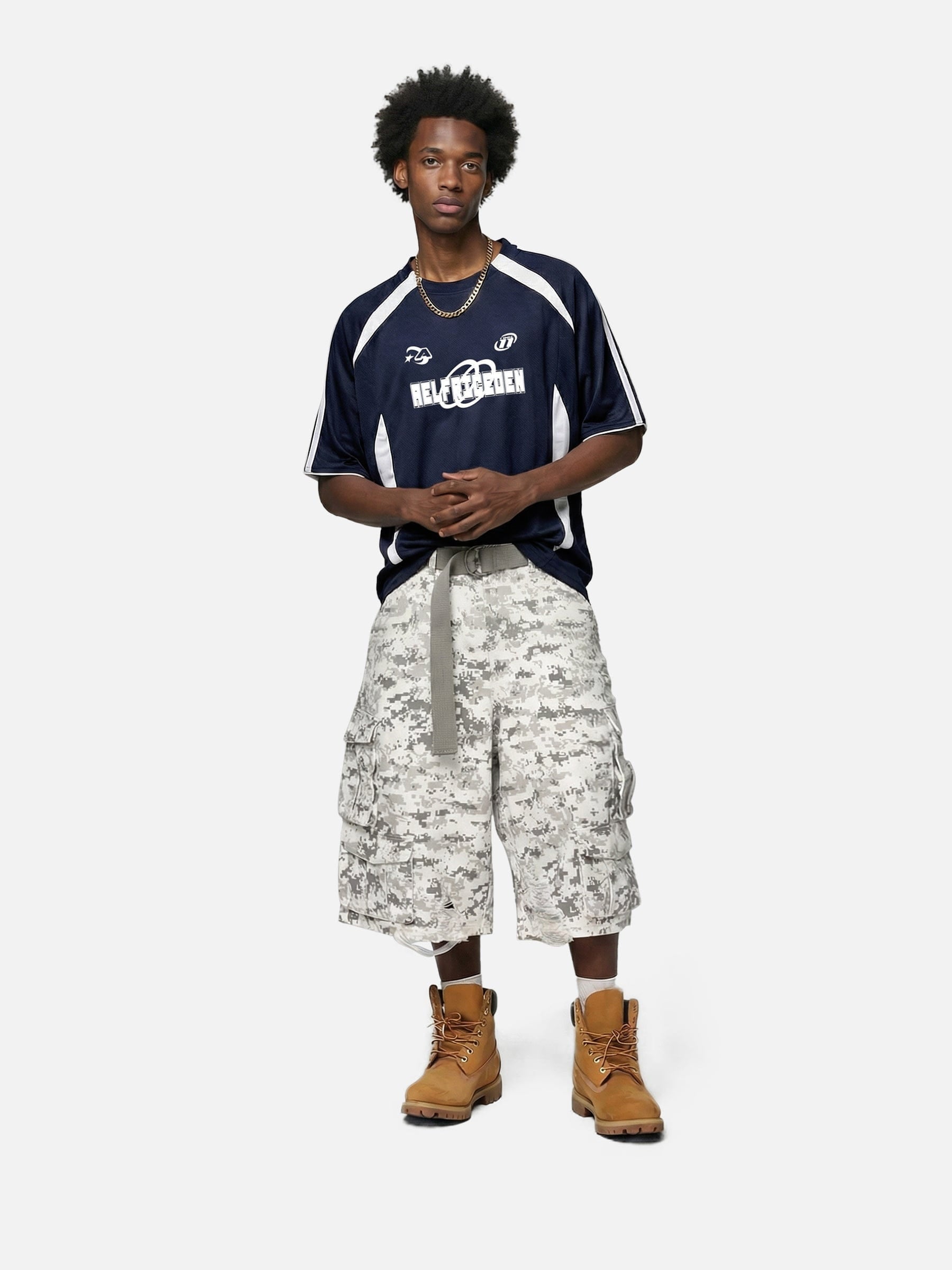 Aelfric Eden Contrast Color Stripe Soccer Jersey