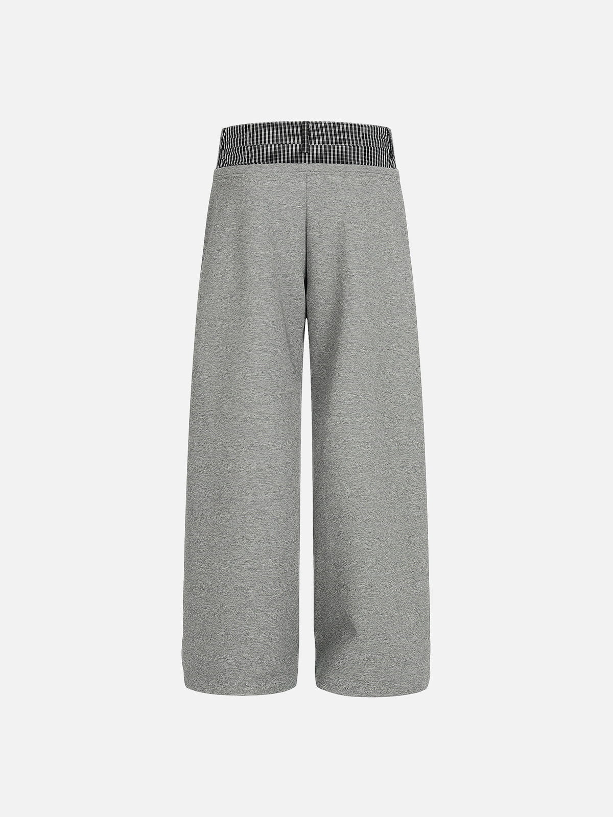 Alternative view of Aelfric Eden Plaid Waist Layered Baggy Sweatpants