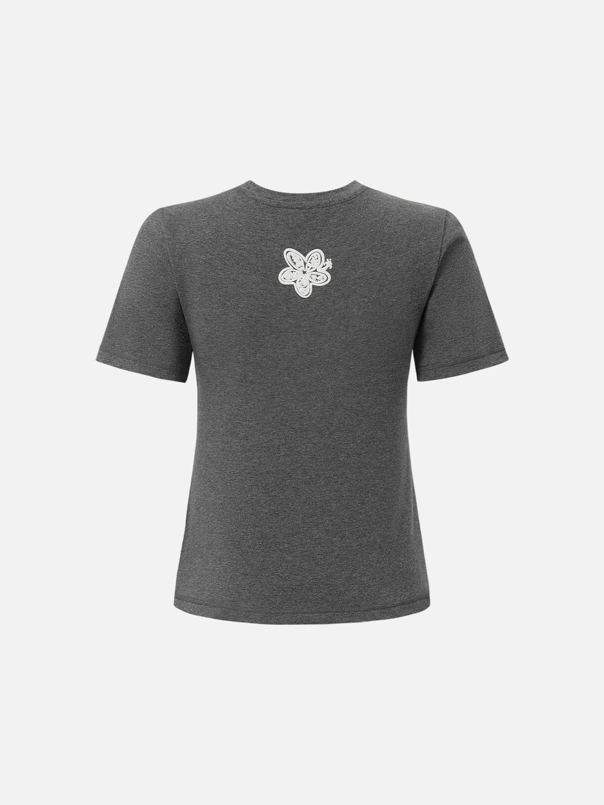 Alternative view of [Pre-Order] Aelfric Eden Floral Graphic Baby Tee