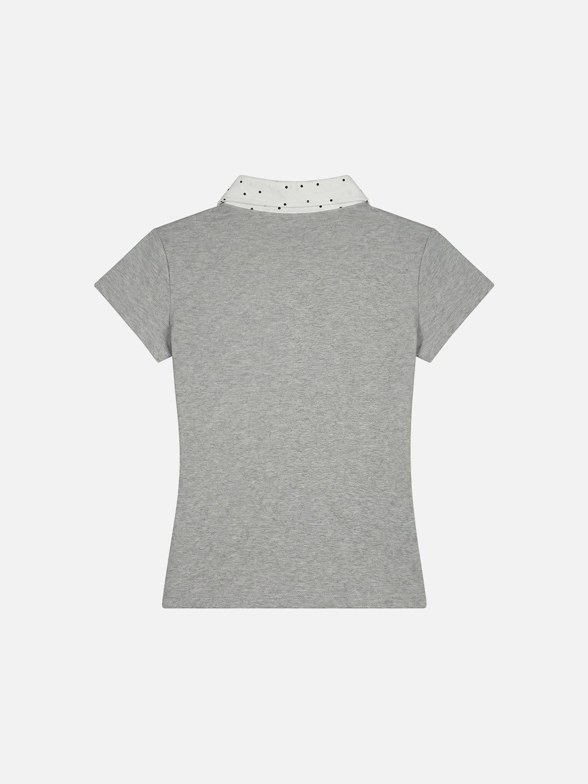 Alternative view of Aelfric Eden Polka Dot Collar Polo Baby Tee