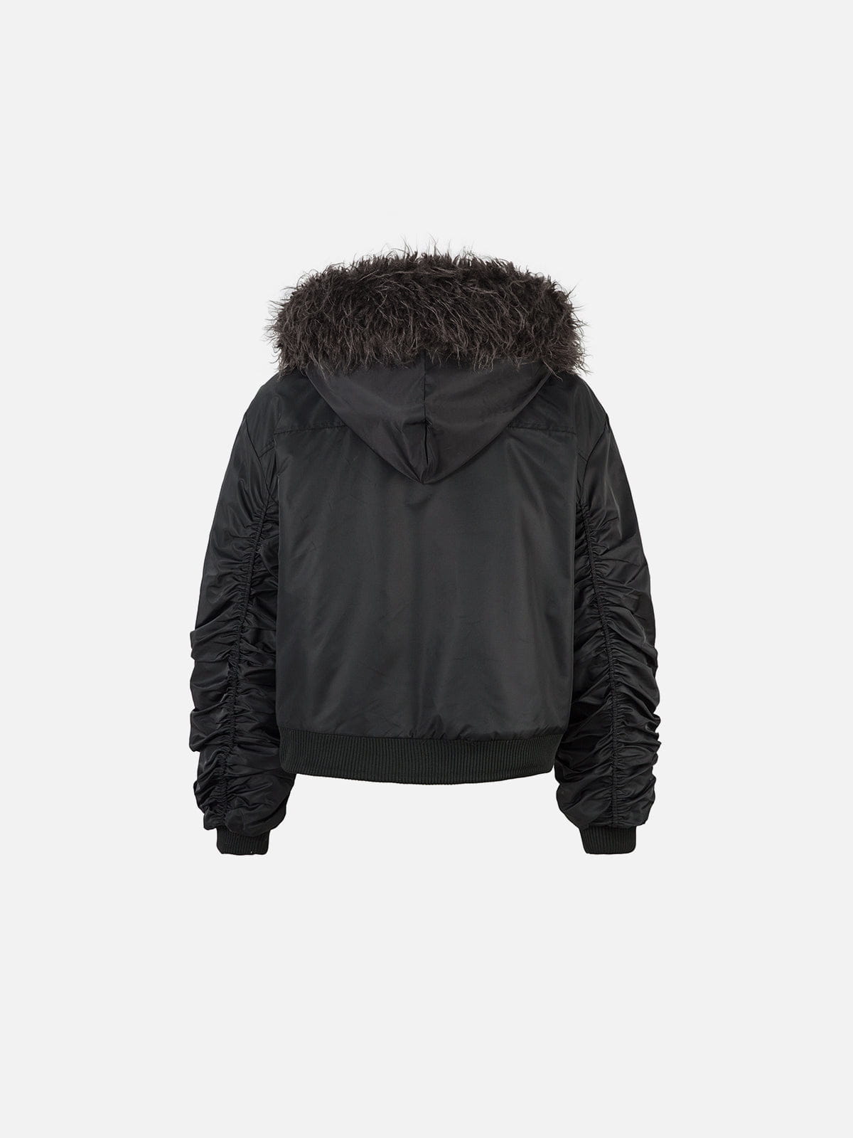 Alternative view of Aelfric Eden Faux Fur Buckle Bomber Coat