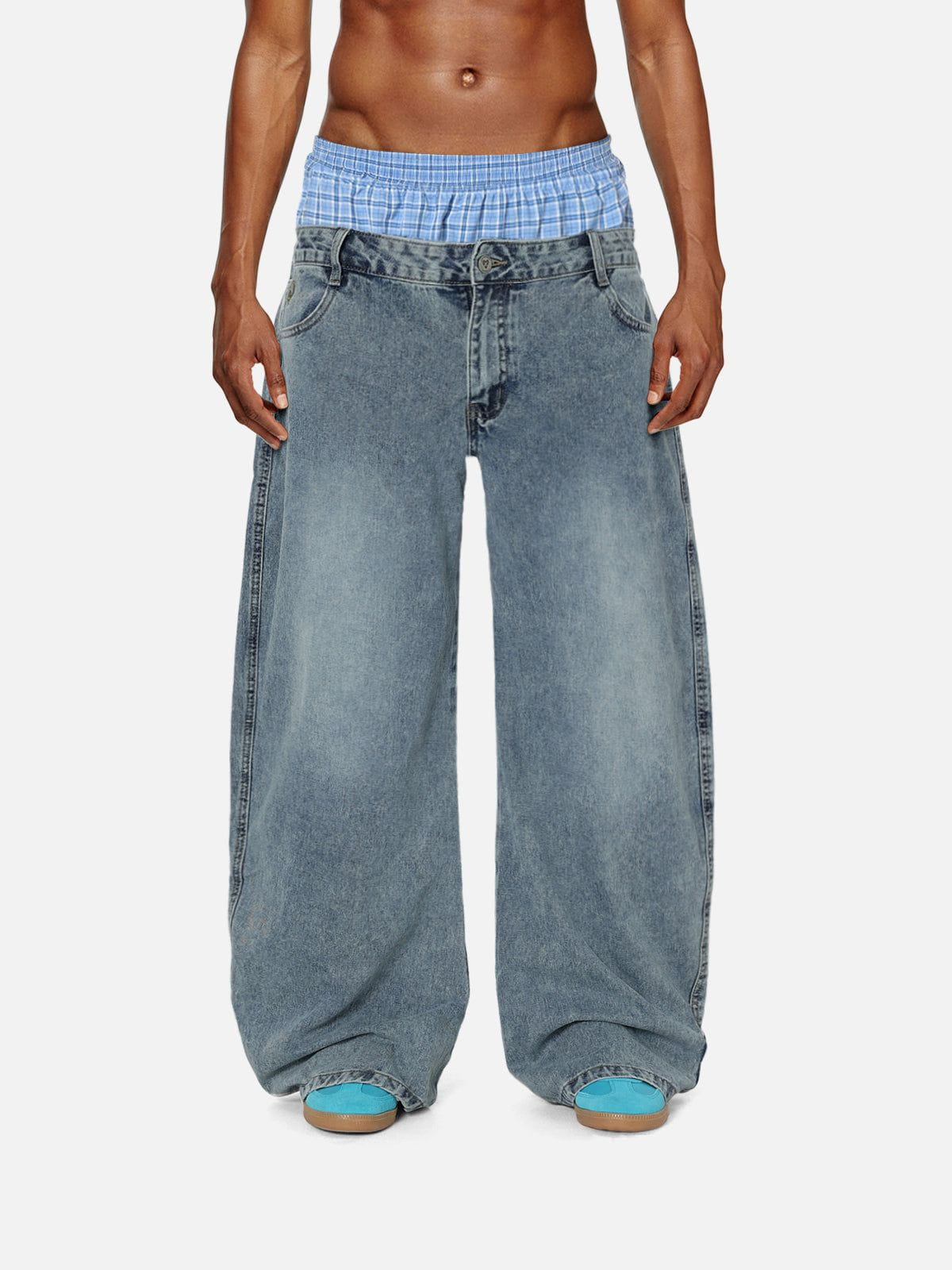 Alternative view of Aelfric Eden Double Waist Baggy Jeans
