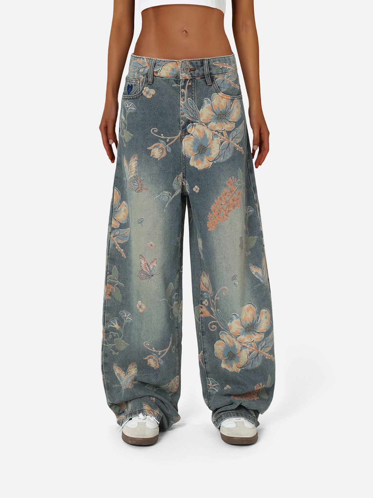 Alternative view of Aelfric Eden Floral Baggy Jeans