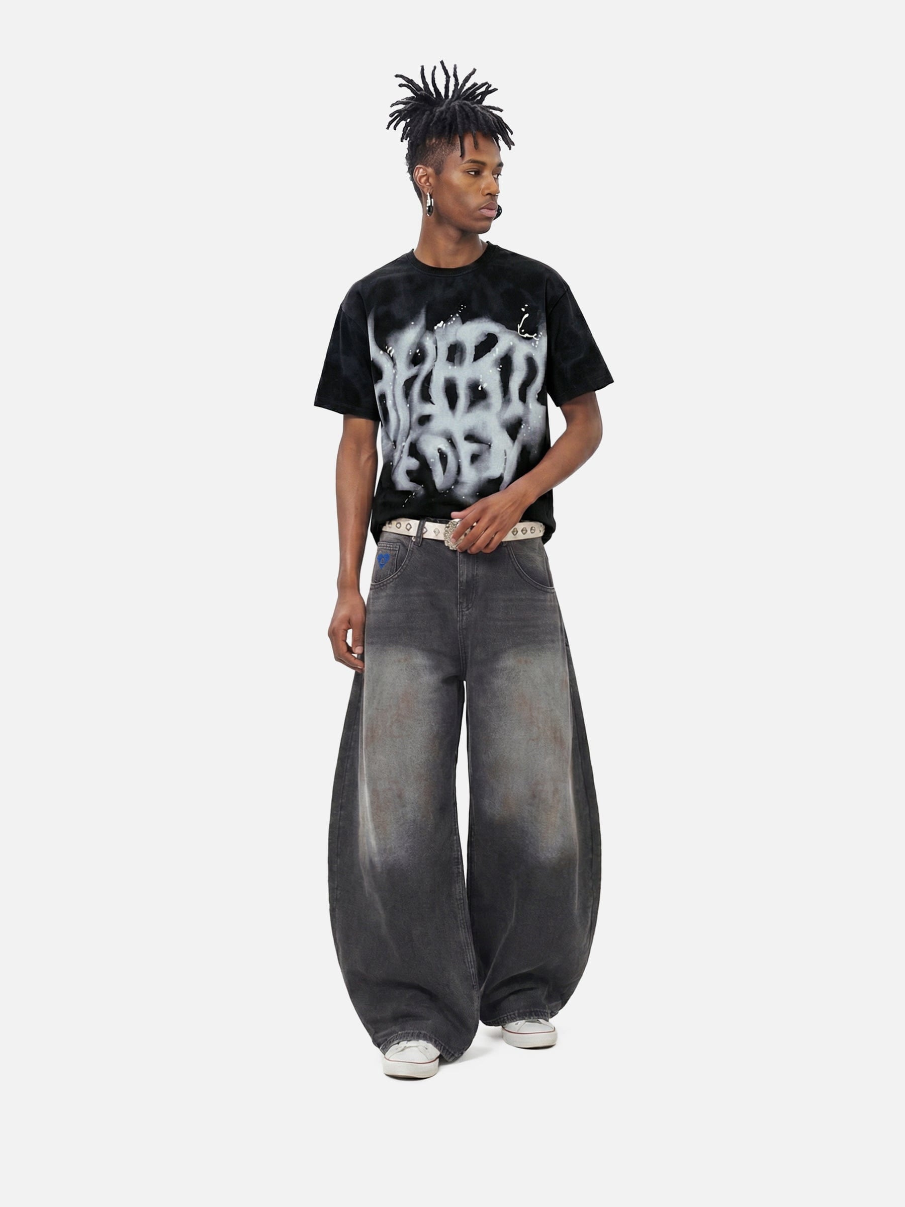 Aelfric Eden Washed Abstract Graphic Tee