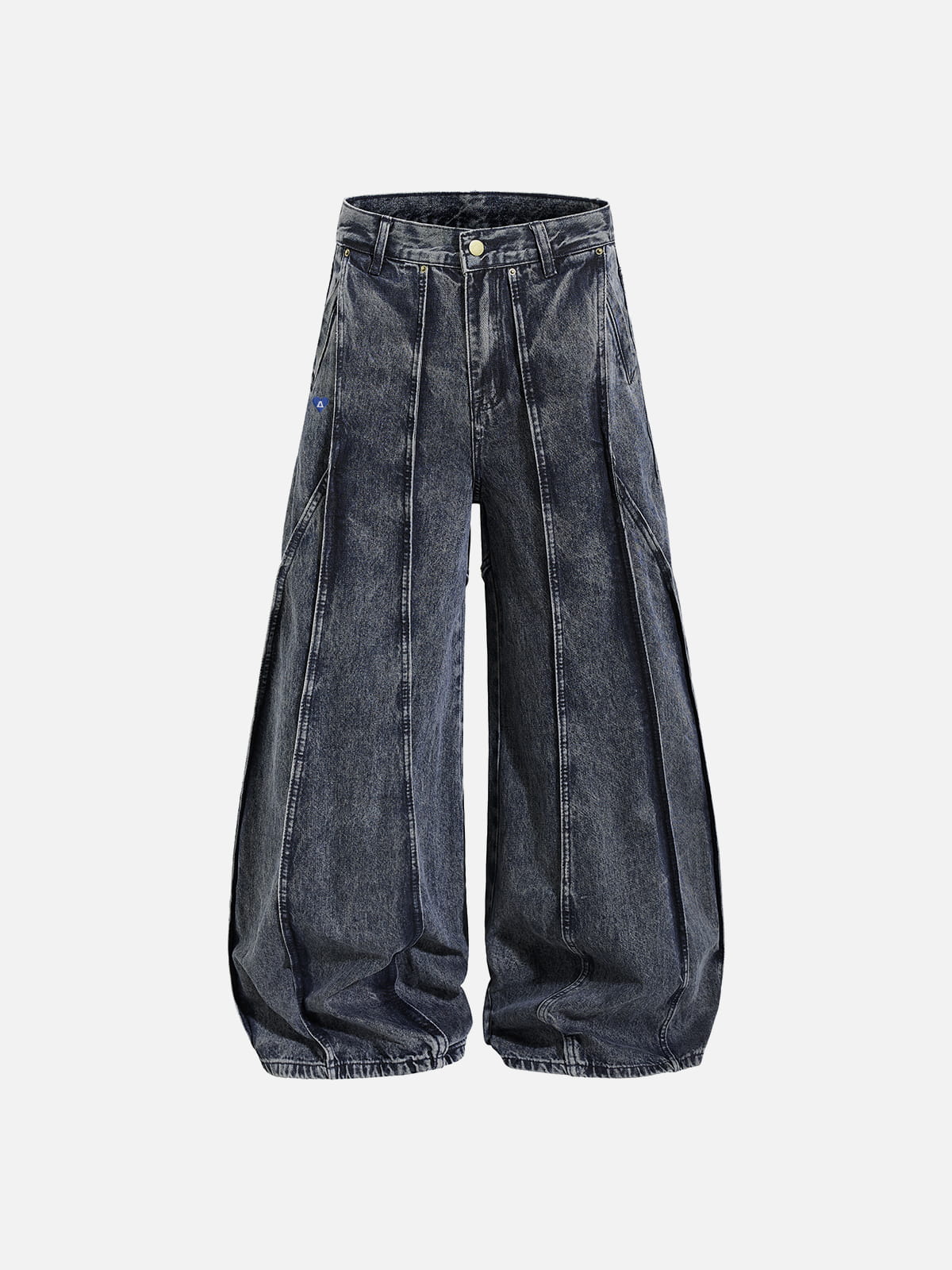 Aelfric Eden Pleated Baggy Barrel Jeans