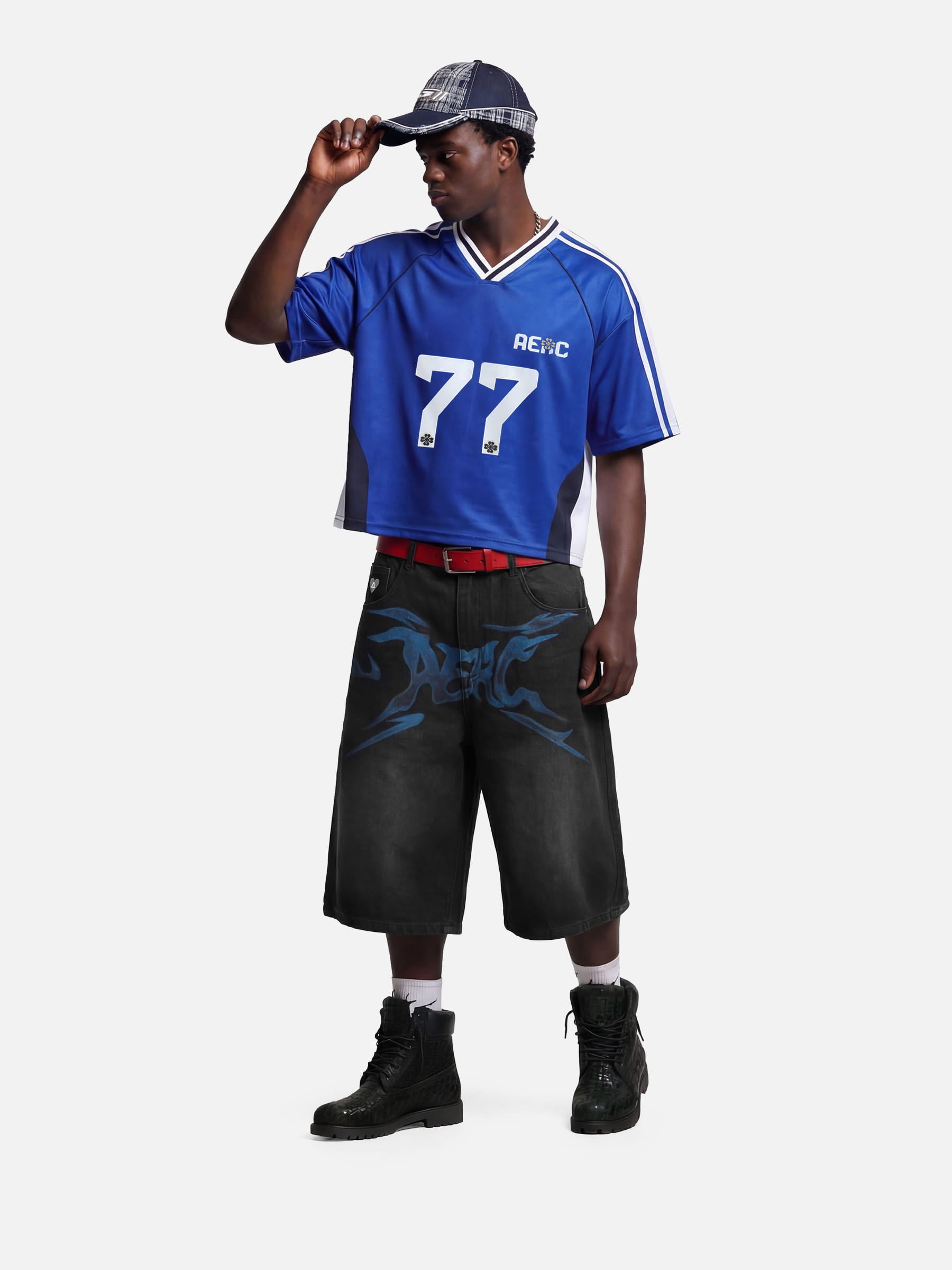Aelfric Eden Boxy 77 Color Block Jersey Tee