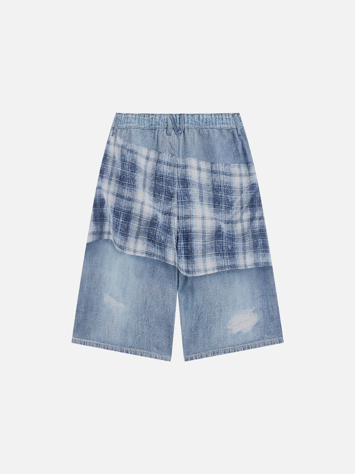Alternative view of Aelfric Eden Plaid Panel Chain Jorts