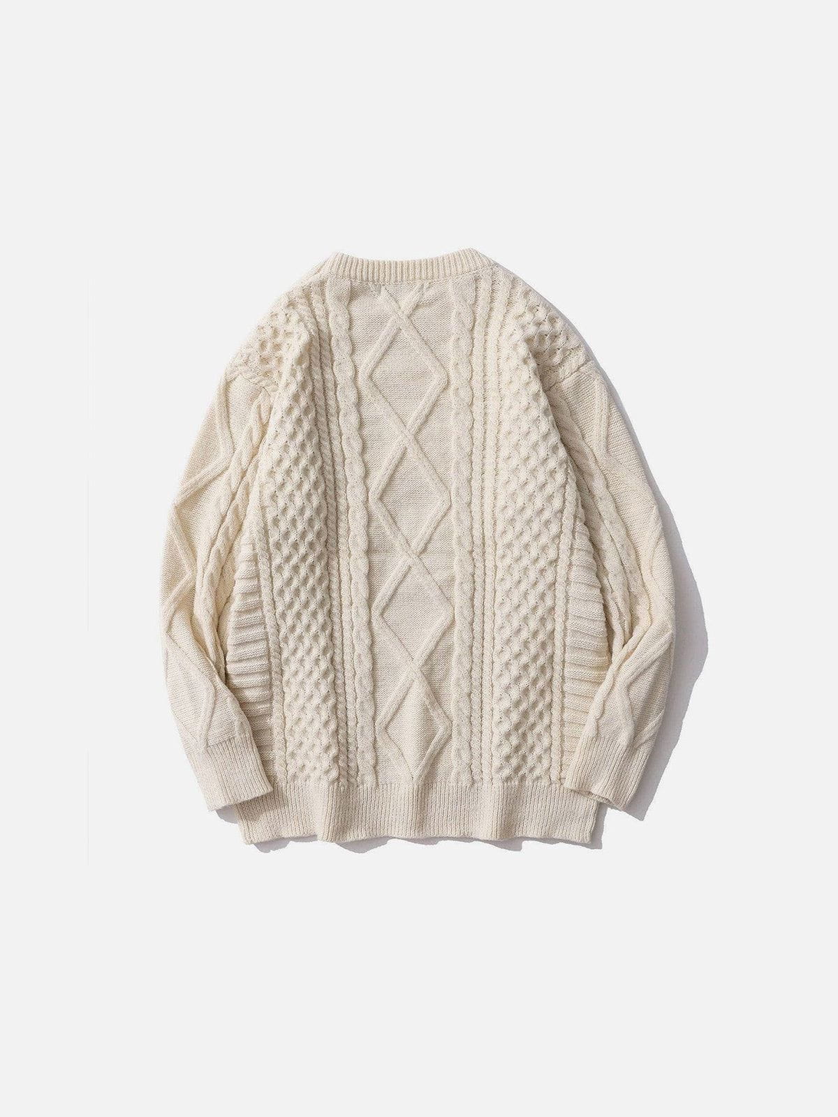 Alternative view of Aelfric Eden Retro 90S Cable Knit Sweater