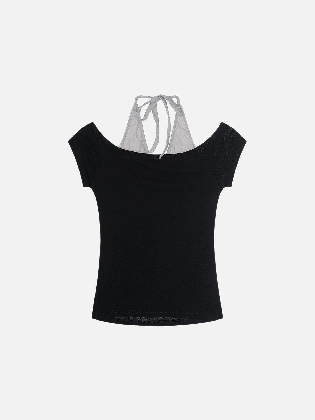 Alternative view of Aelfric Eden Halter Layered Baby Tee