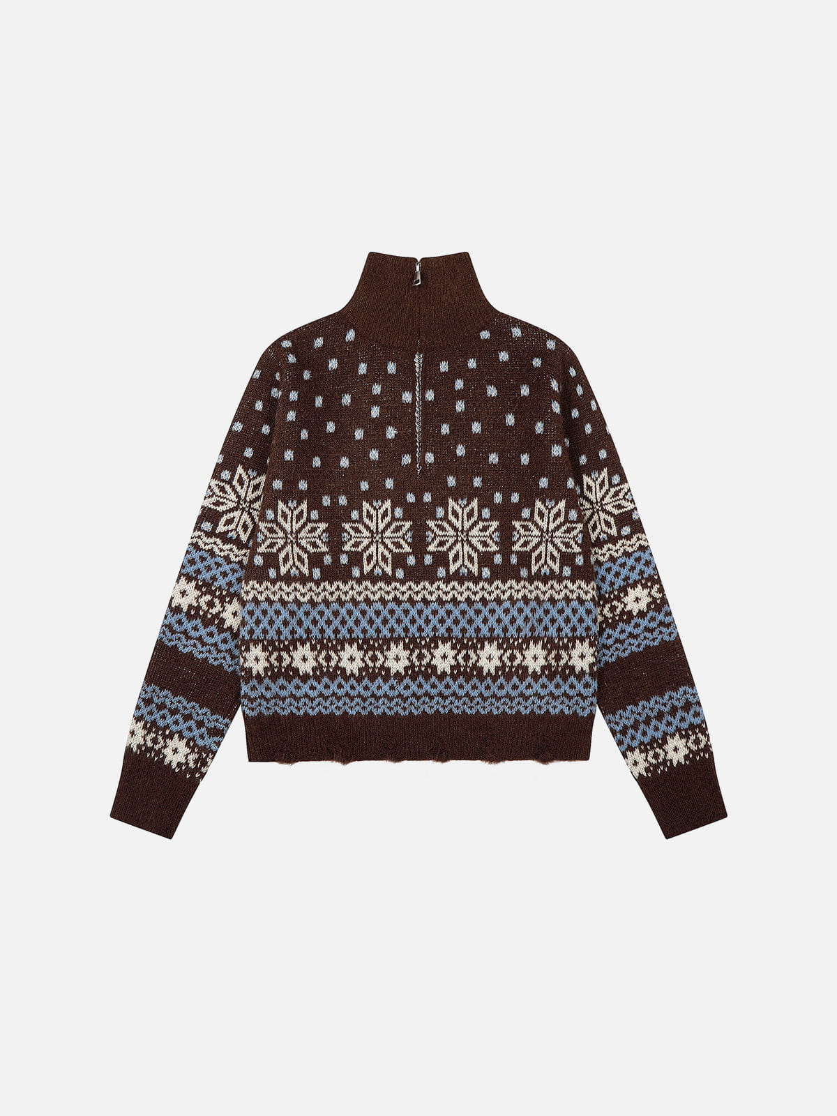 Alternative view of Aelfric Eden Fair Isle Half-Zip Knit Sweater