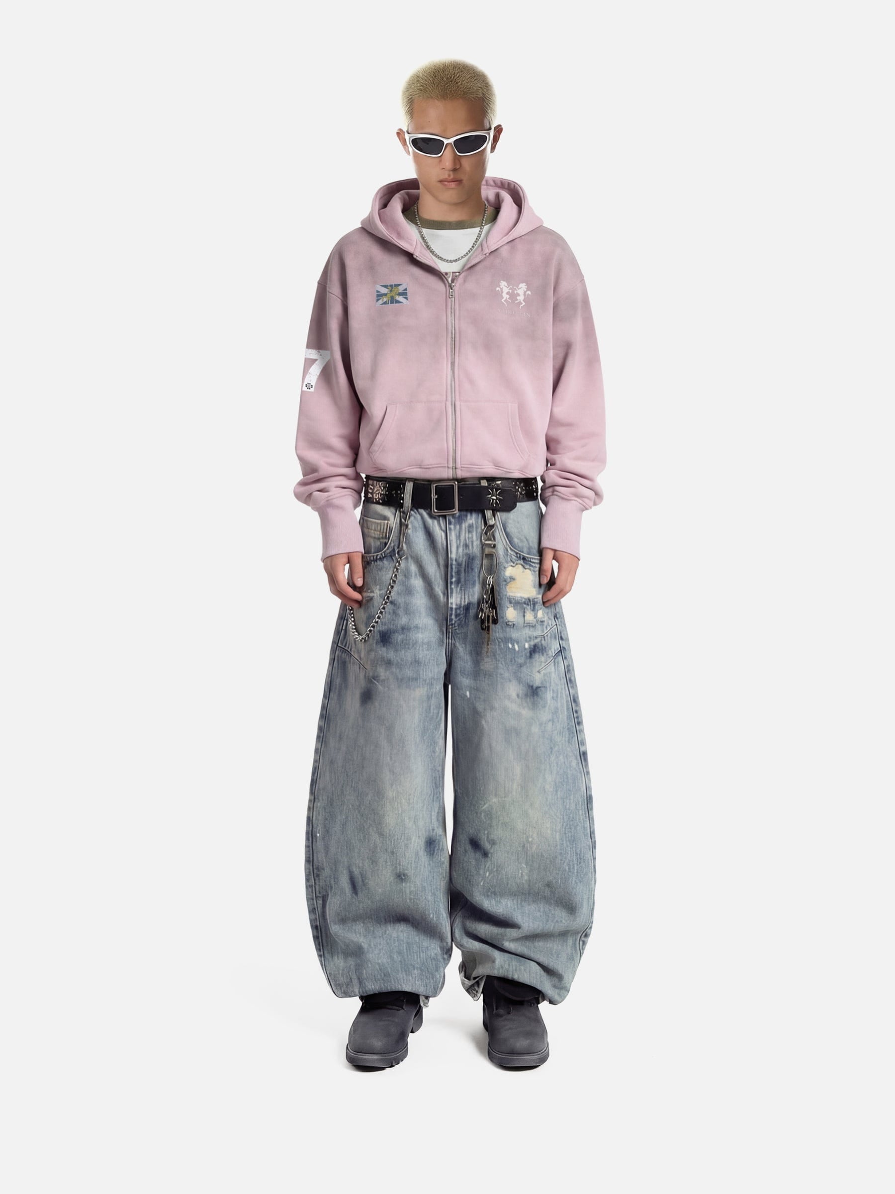 Alternative view of Aelfric Eden Boxy 77 Zip Up Hoodie