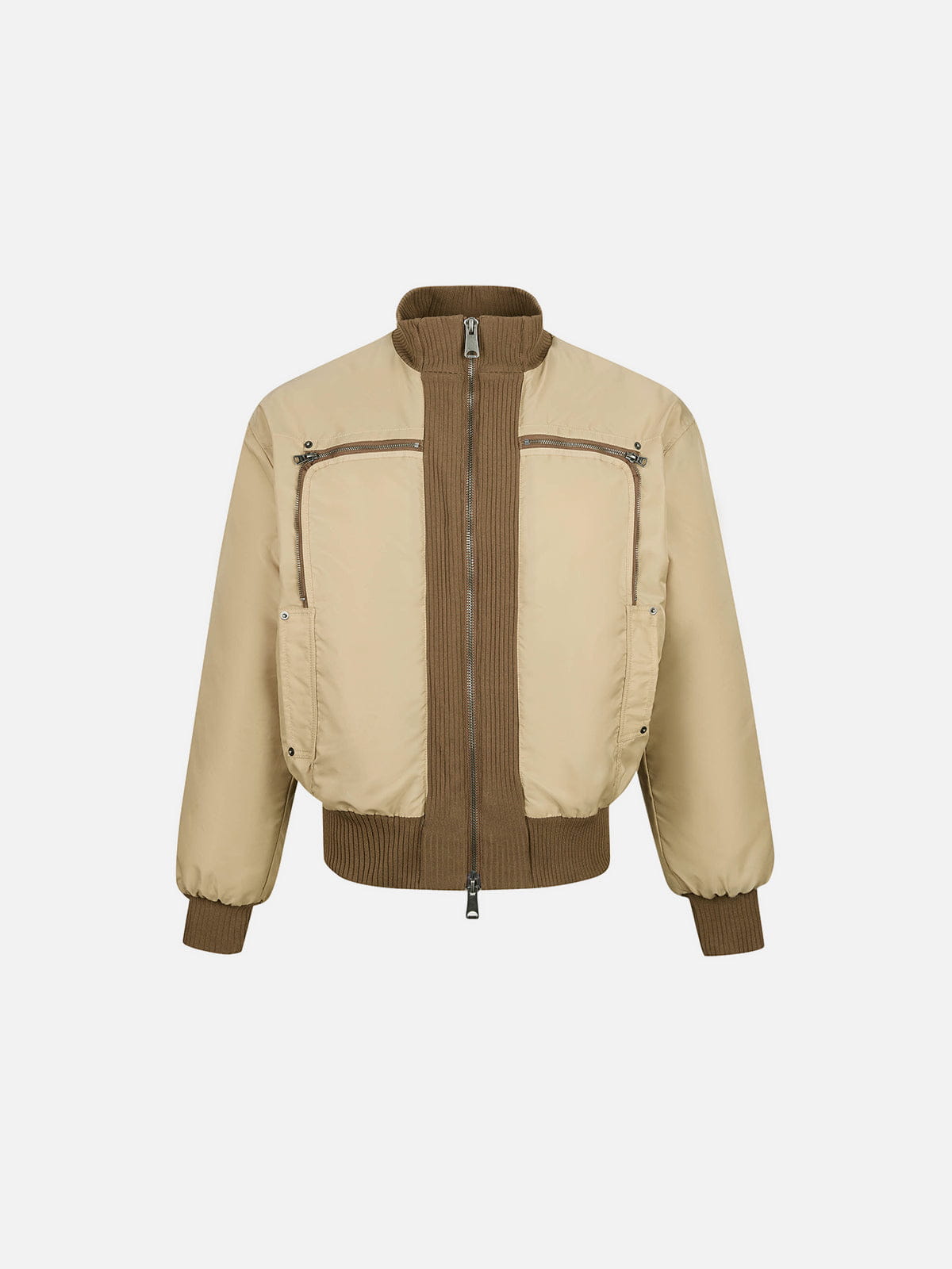 Alternative view of Aelfric Eden Ribbed Panel Zip Up Coat