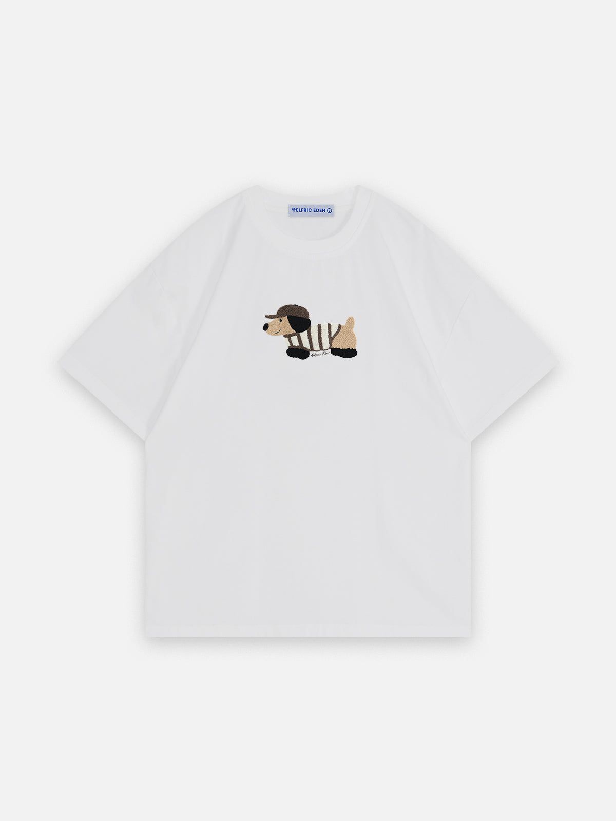 Alternative view of Aelfric Eden Embroidery Dachshund Tee