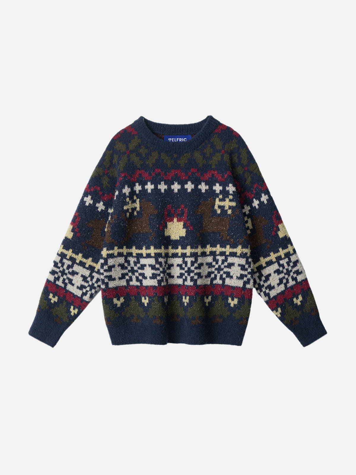 Alternative view of Aelfric Eden Fair Isle Jacquard Knit Sweater
