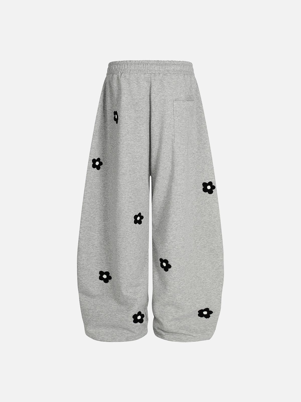 Alternative view of Aelfric Eden Floral Embroidery Baggy Barrel Sweatpants
