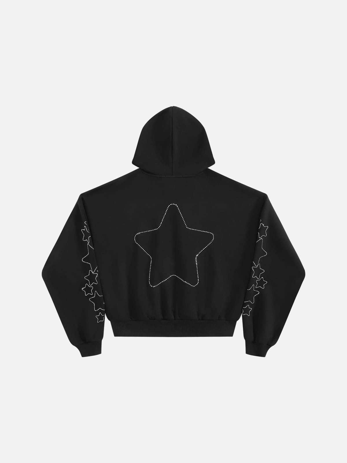 Alternative view of Aelfric Eden Boxy Rhinestone Star Pullover Hoodie