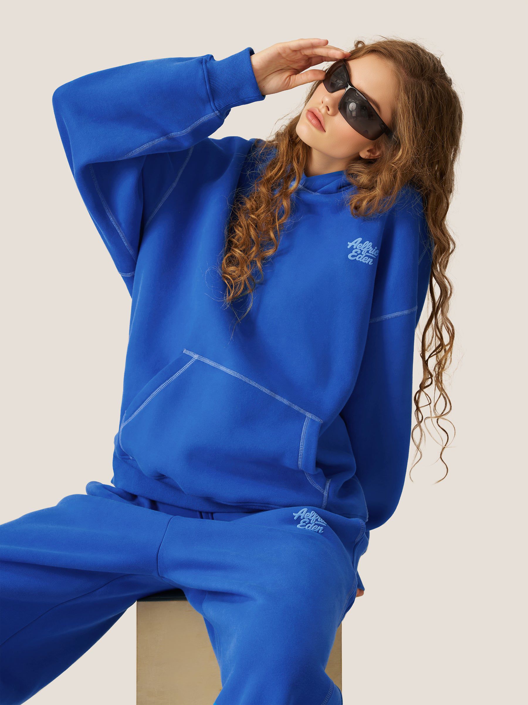 Alternative view of Soufflé Baggy Cloud Hoodie Set