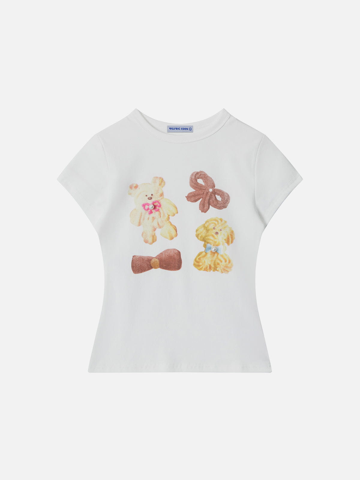 Alternative view of Aelfric Eden Teddy Bow Graphic Baby Tee