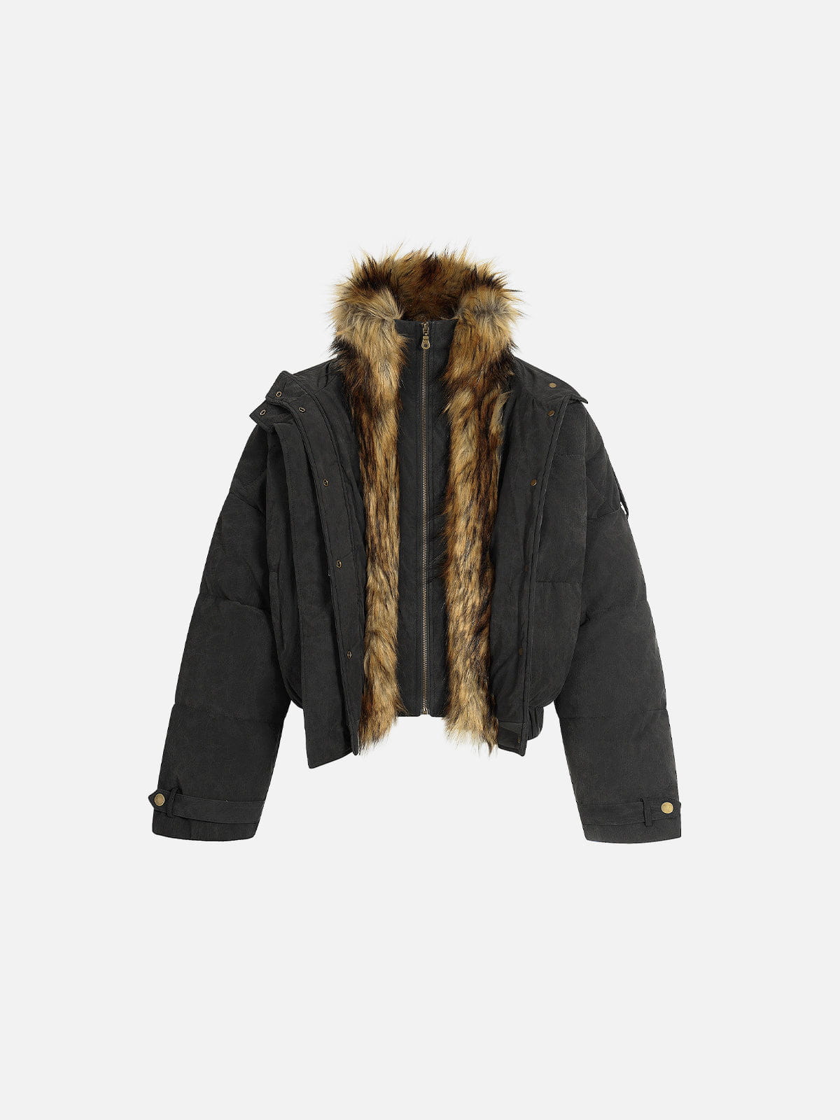 Alternative view of Aelfric Eden Faux Fur Two Layer Coat