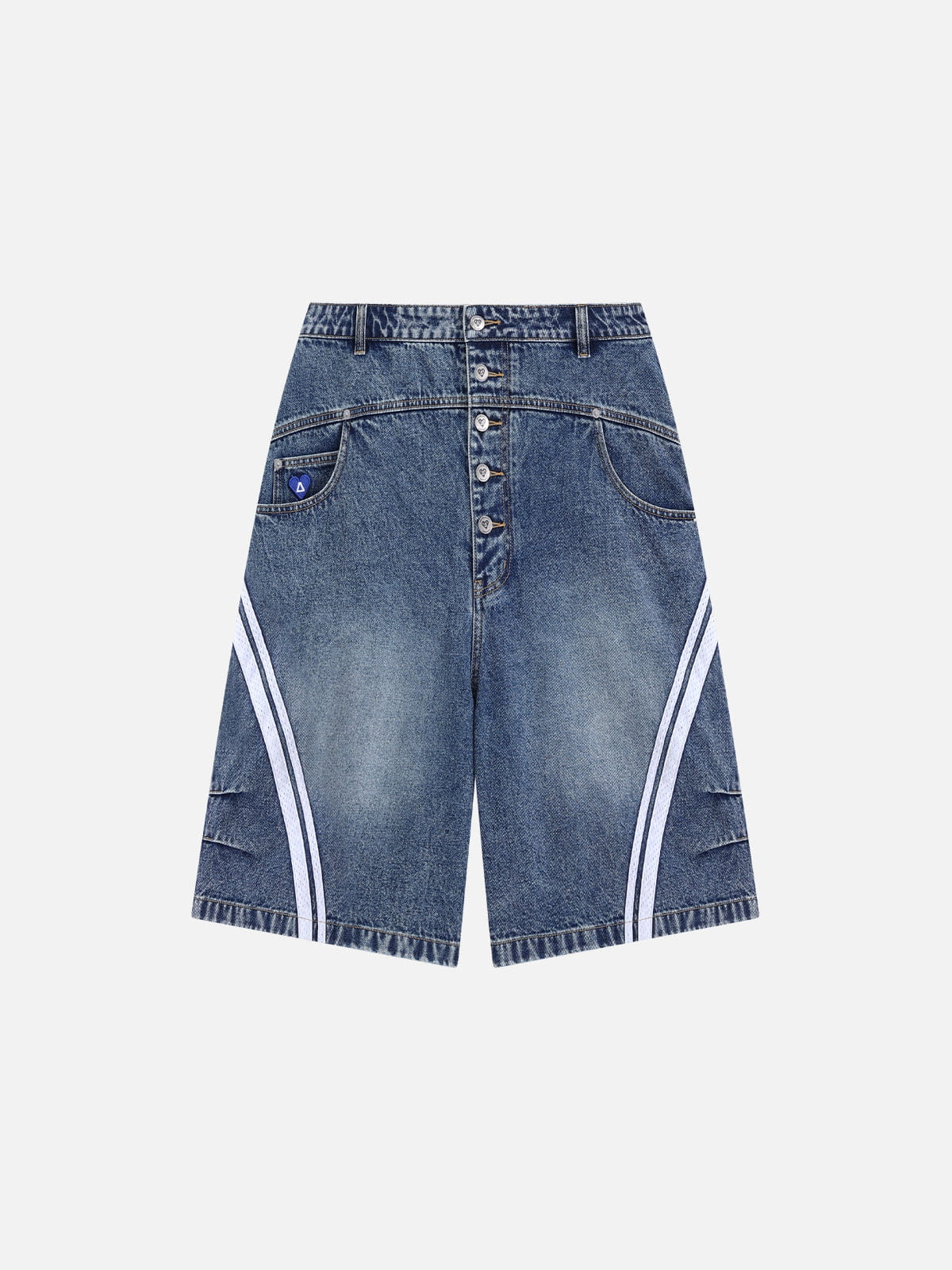 [Pre-Order] Aelfric Eden Washed Stripe Panel Jorts
