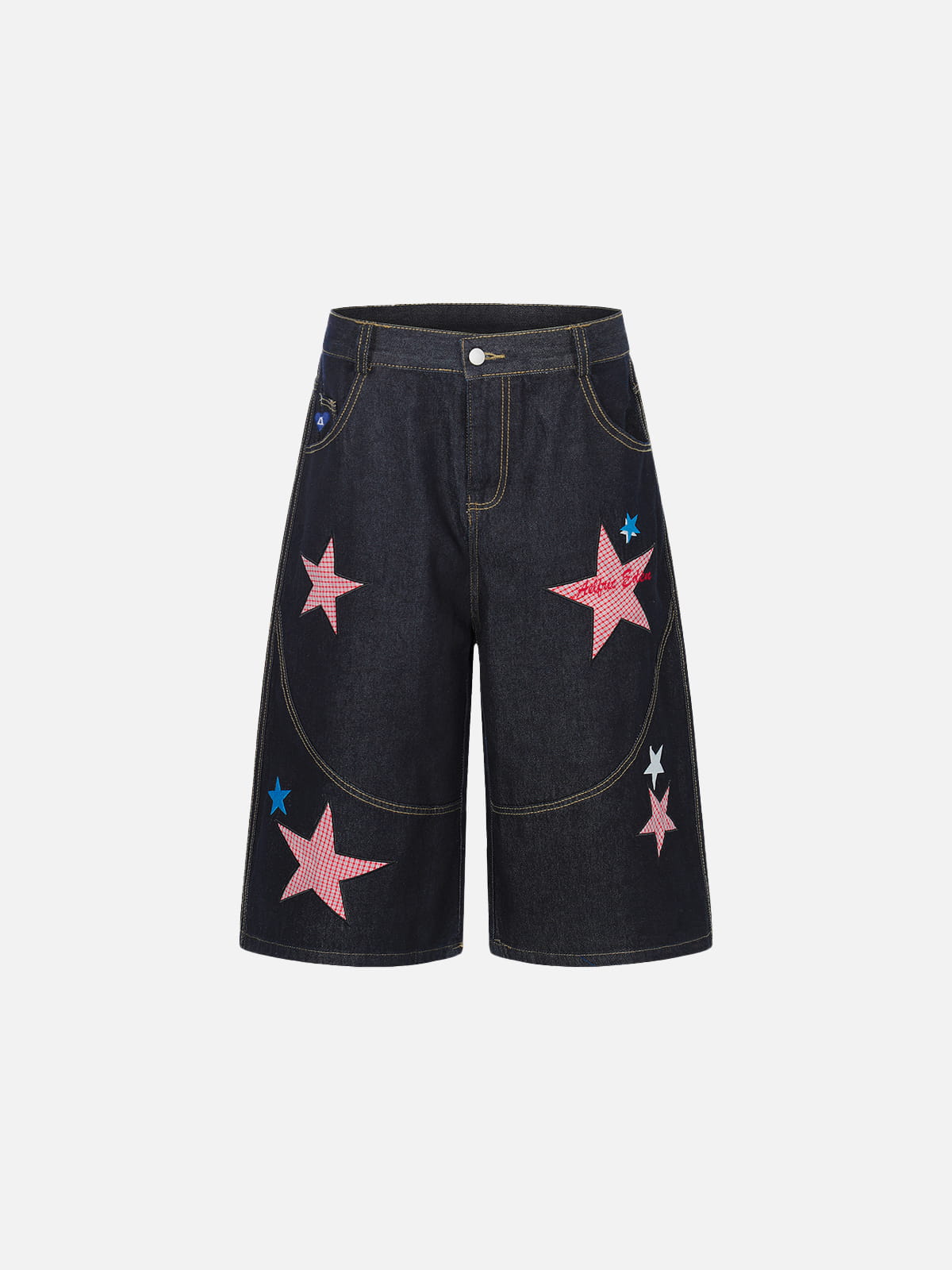 Aelfric Eden Star Patchwork Longline Jorts