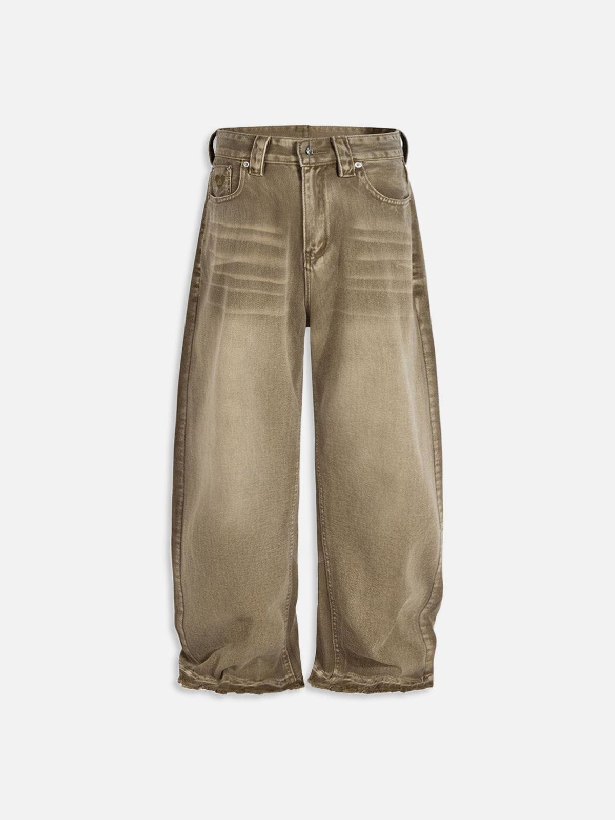 Alternative view of Aelfric Eden Baggy Brown Washed Jeans