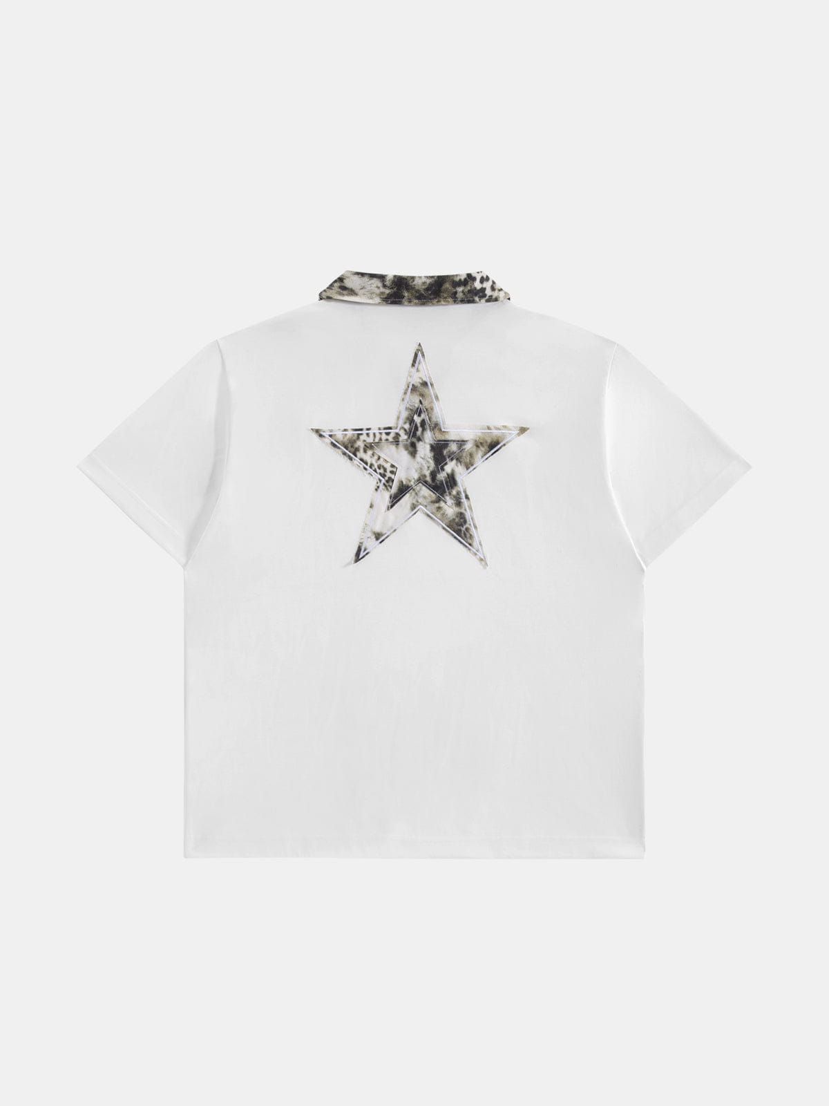 Aelfric Eden Leopard Star Polo Tee