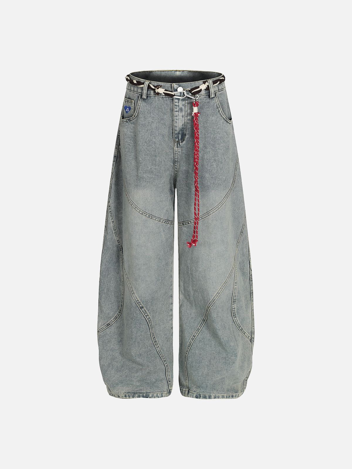 Alternative view of Aelfric Eden Rope Washed Baggy Barrel Jeans